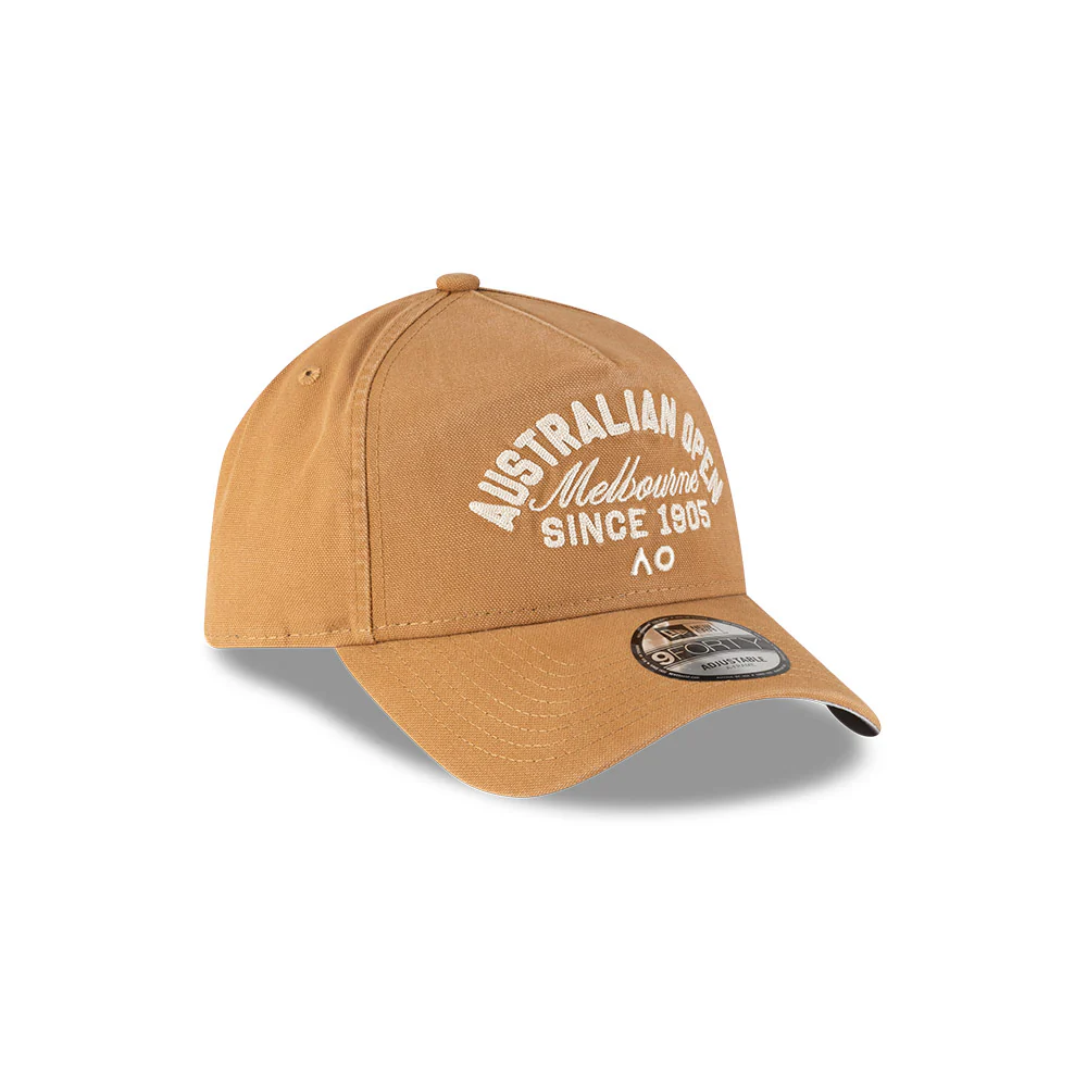 Australian Open 9FORTY Seasonal Script Cap Brown - Image 6