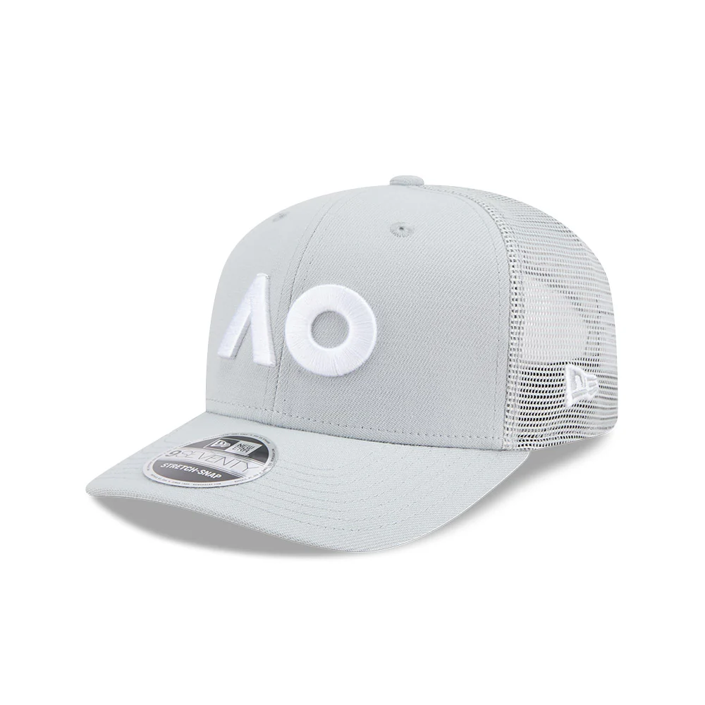 Australian Open 9SEVENTY Trucker Cap Grey - Image 2