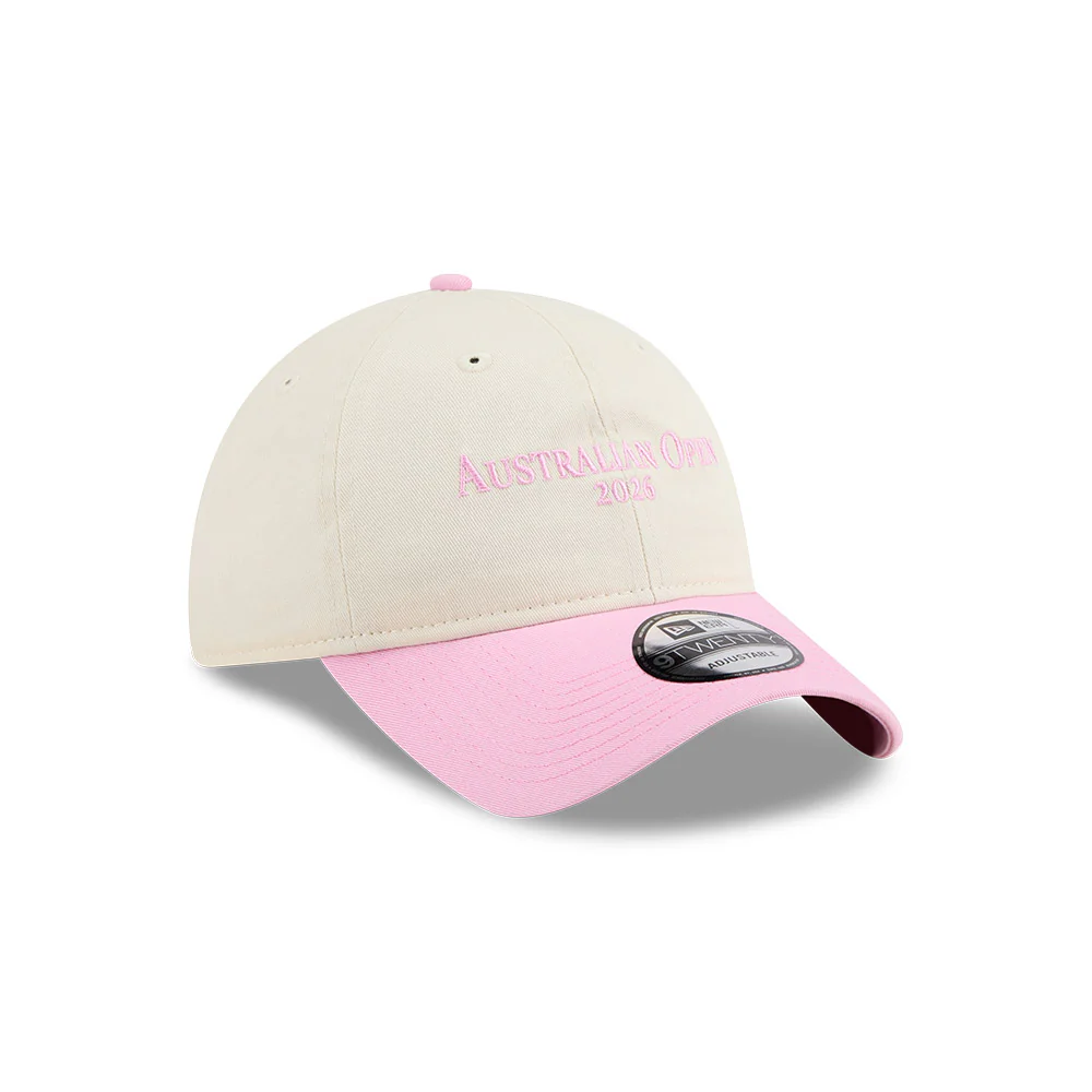 Australian Open 9TWENTY Seasonal Script Cap Pink - Image 6