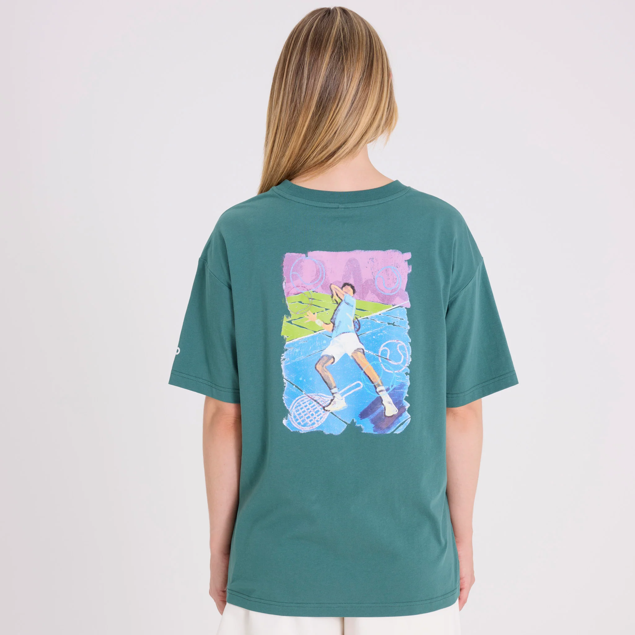 Unisex Australian Open Baseline T-Shirt Green