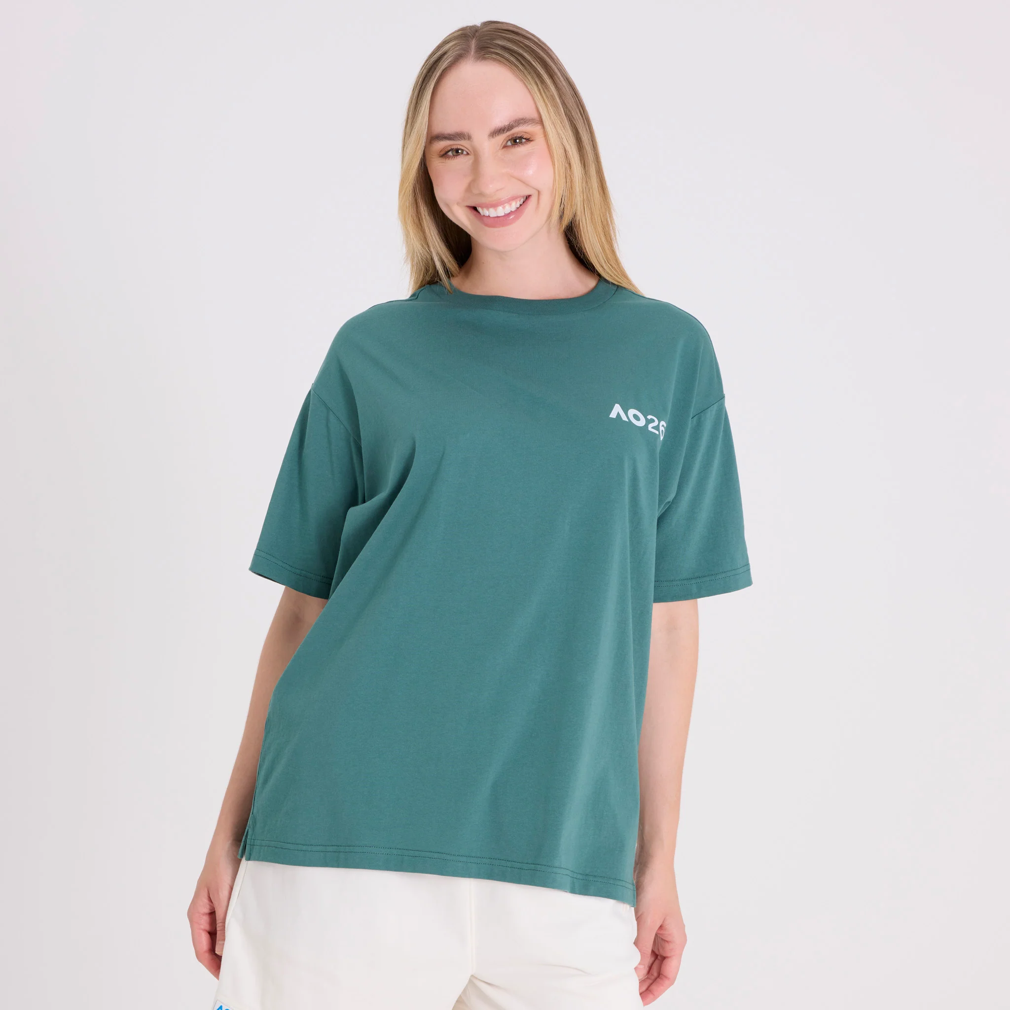Unisex Australian Open Baseline T-Shirt Green - Image 5