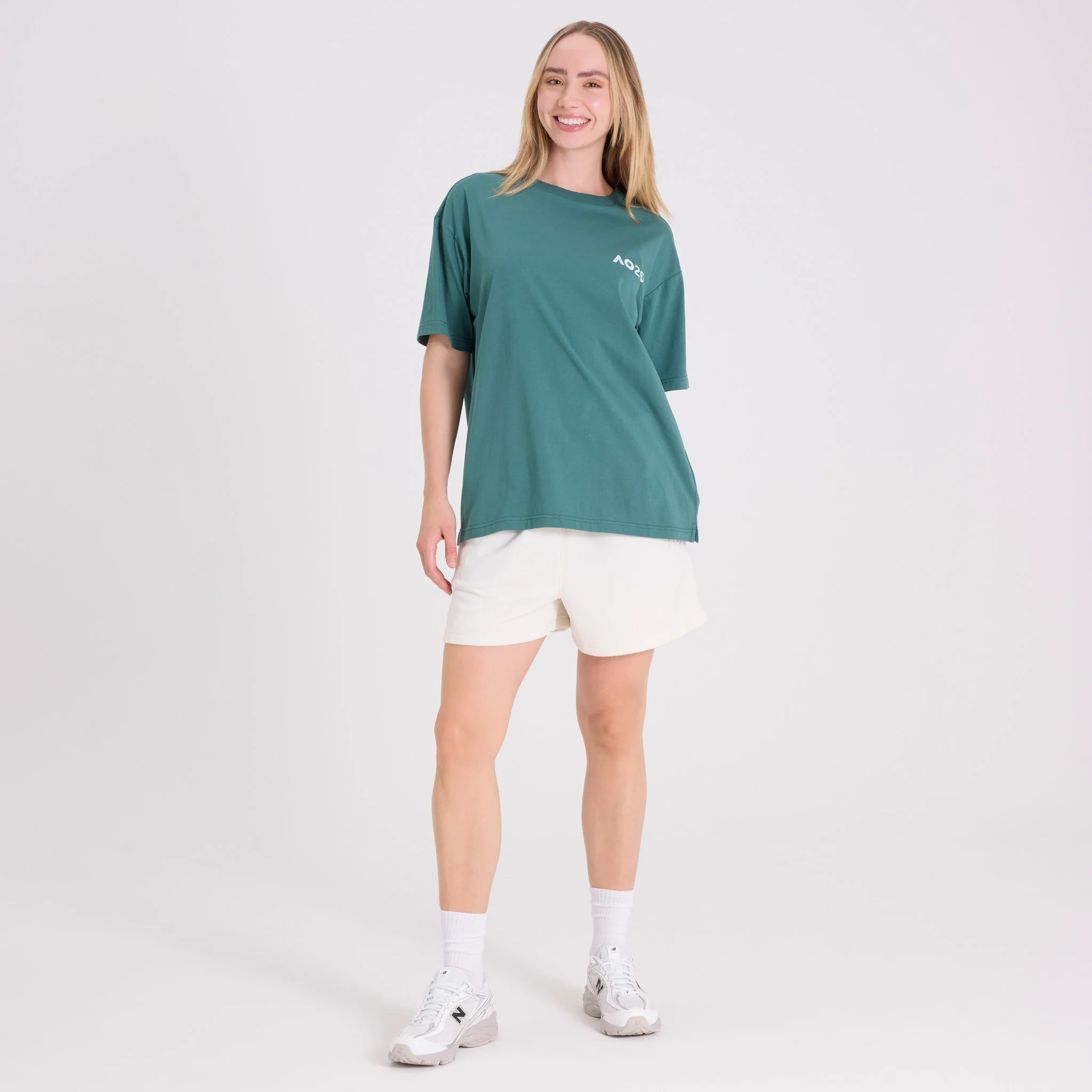 Unisex Australian Open Baseline T-Shirt Green - Image 6