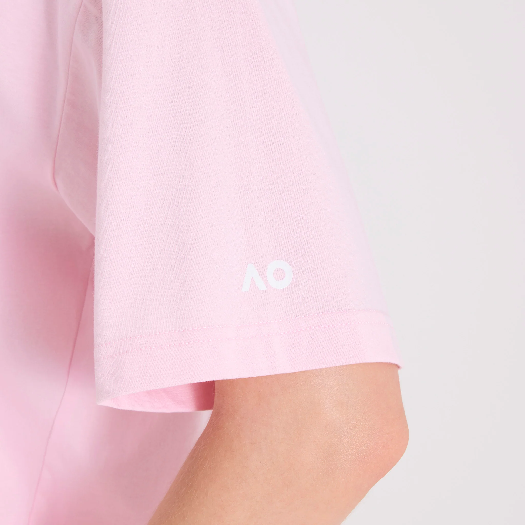 Unisex Australian Open Court Backprint T-Shirt Pink - Image 8