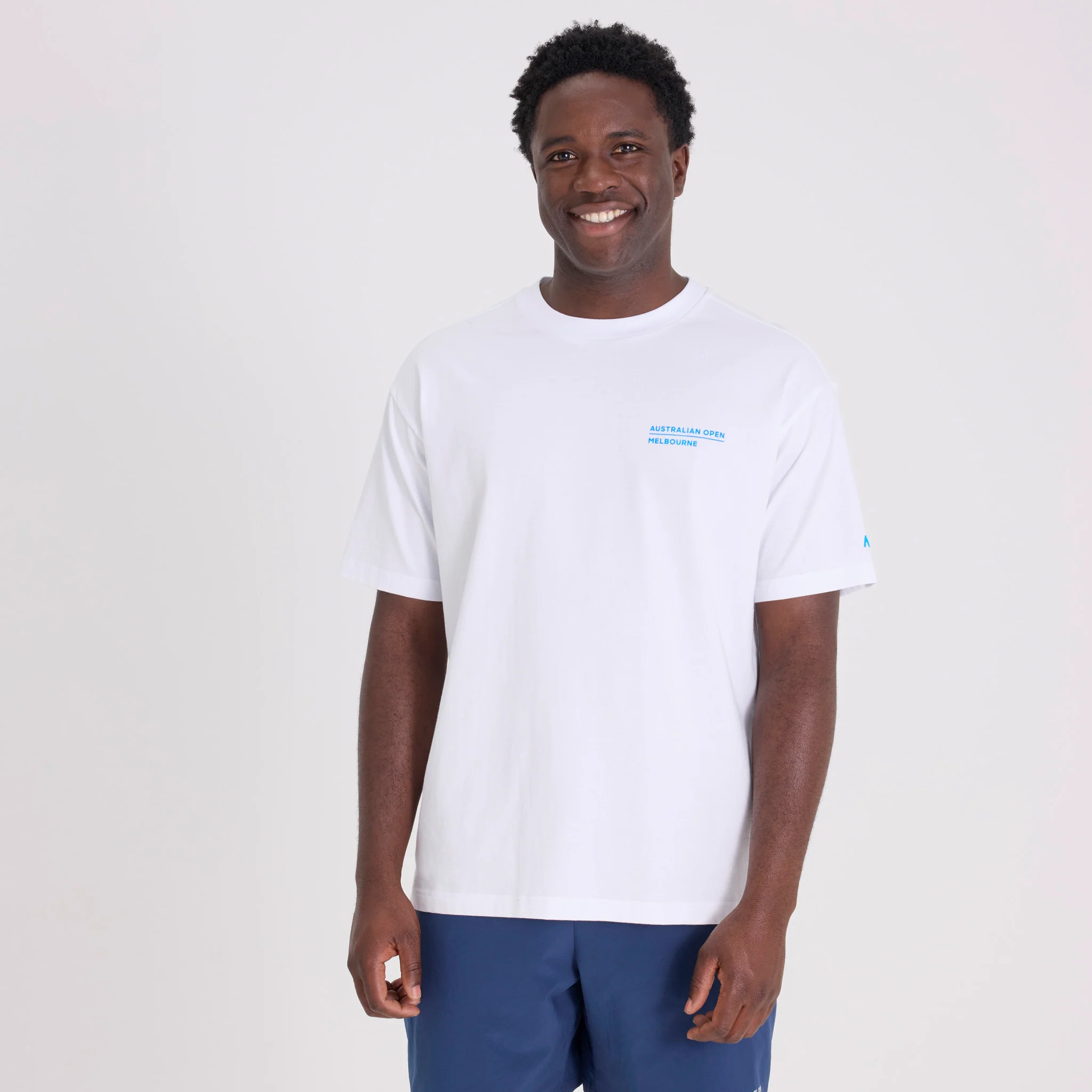 Unisex Australian Open Court Backprint T-Shirt White - Image 2