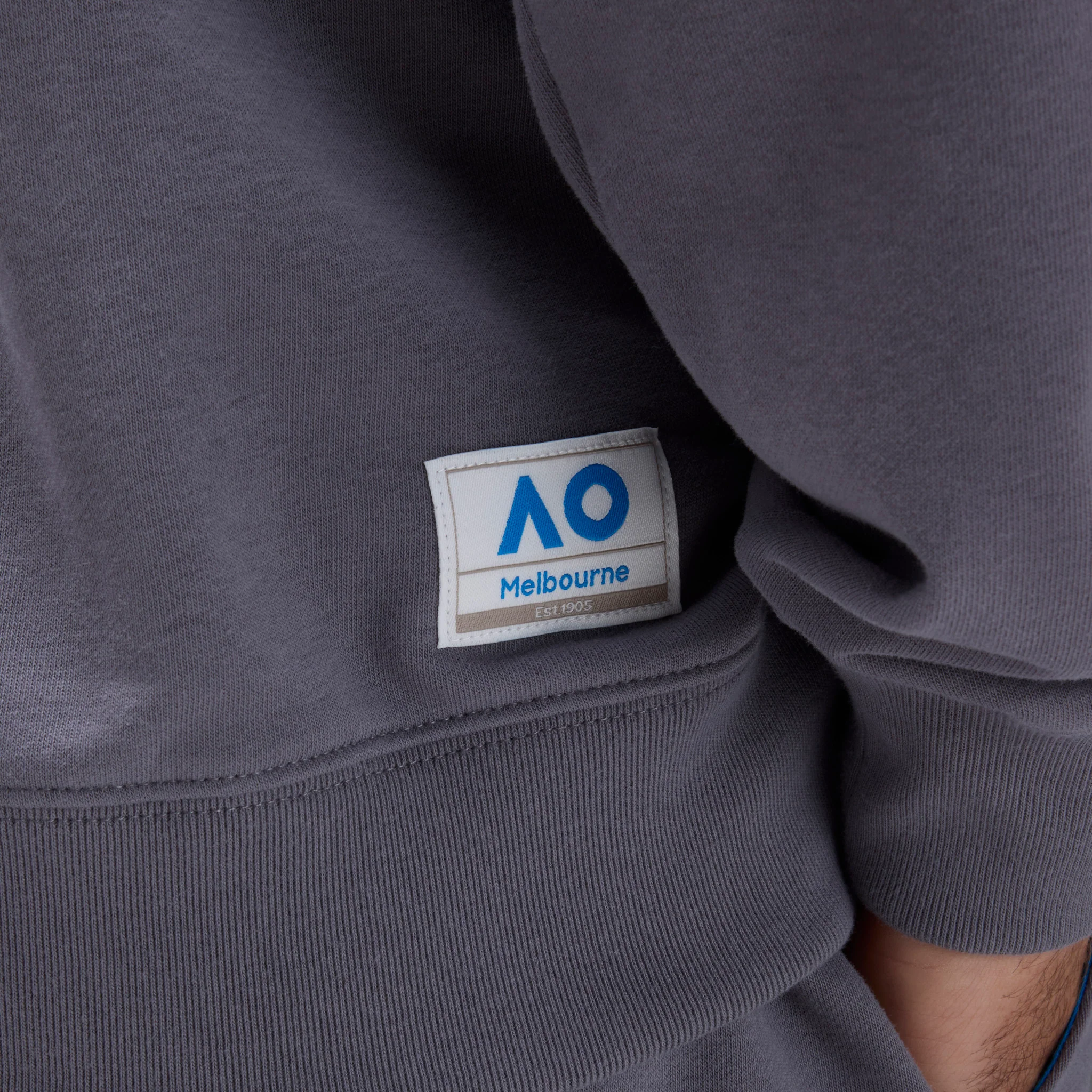 Unisex Australian Open Crewneck Sweatshirt Grey - Image 8