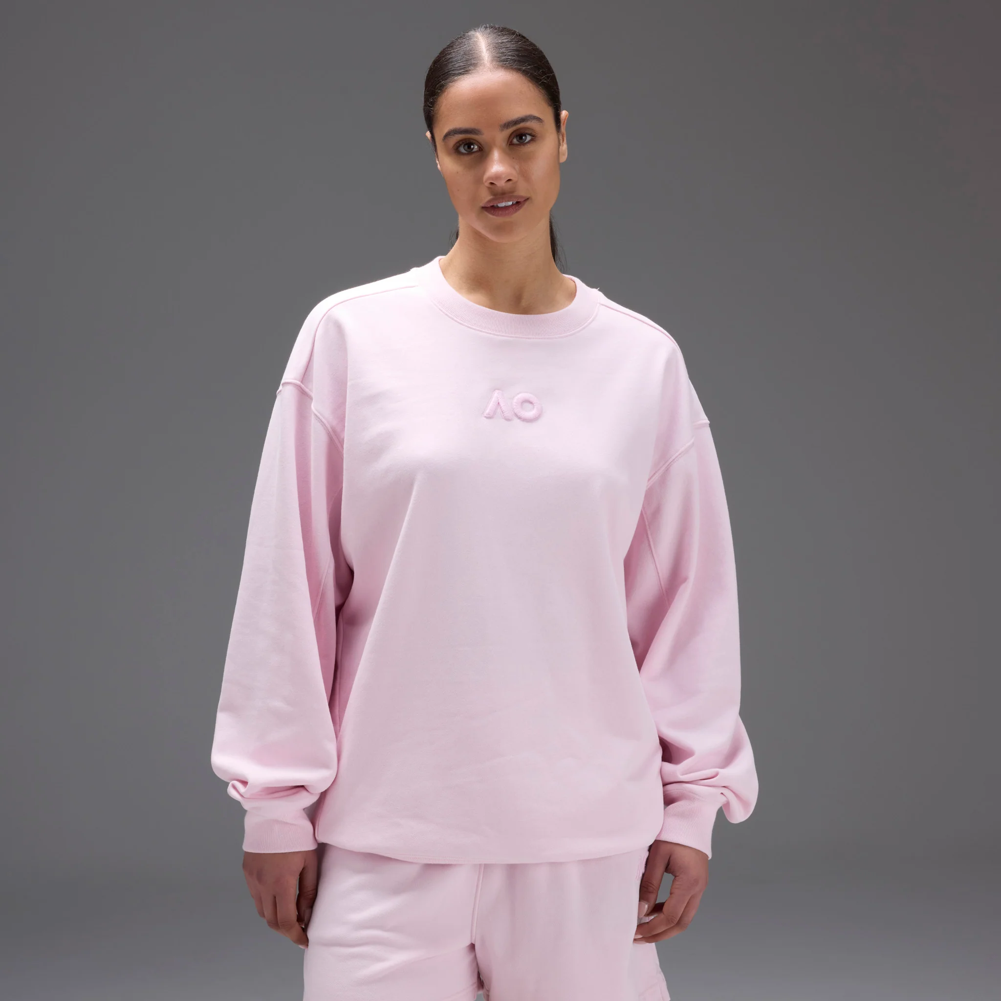 Unisex Australian Open Crewneck Sweatshirt Pink - Image 4