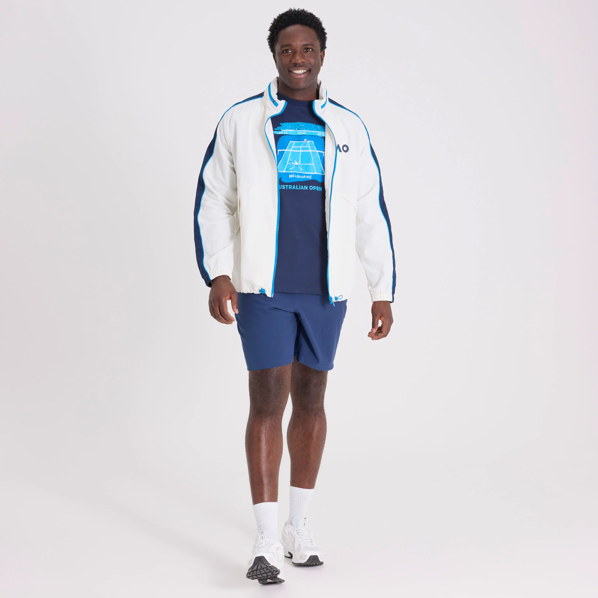 Unisex Australian Open Fan Jacket White - Image 4