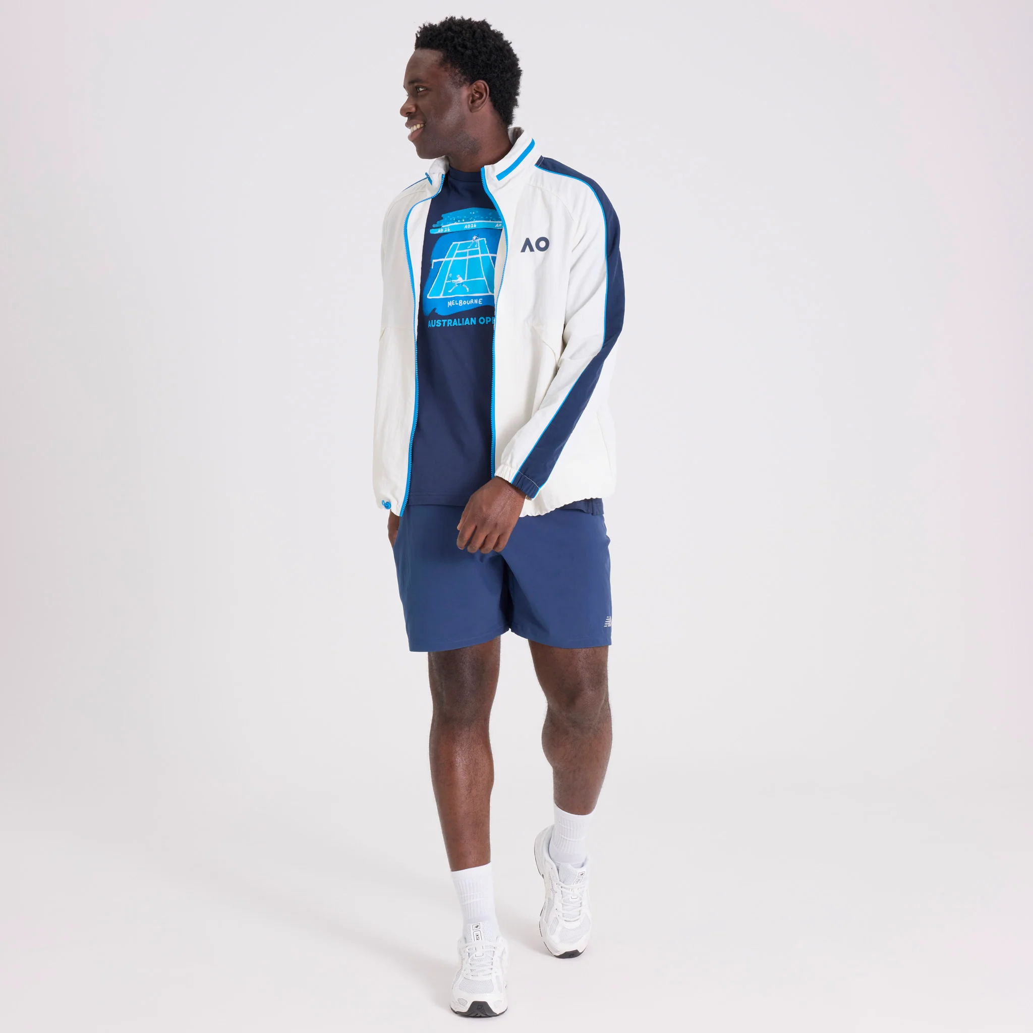 Unisex Australian Open Fan Jacket White - Image 5