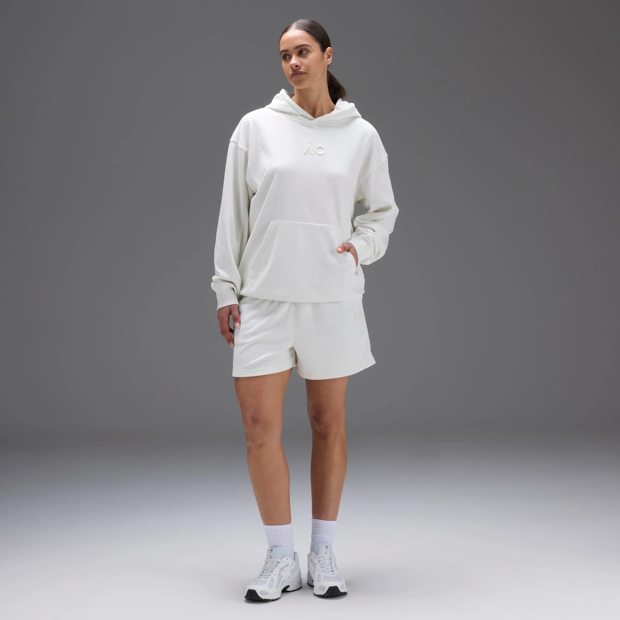 Unisex Australian Open Hoodie White - Image 7