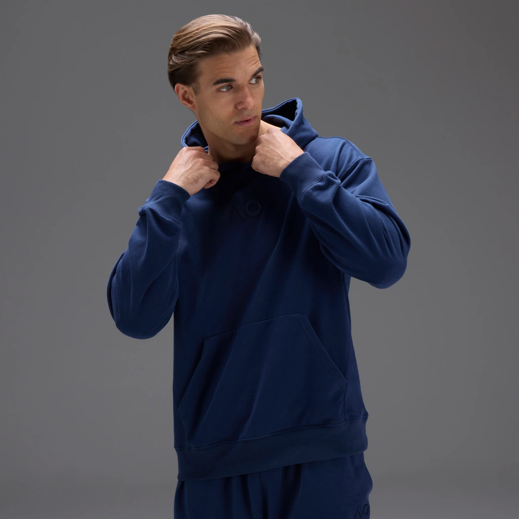 Unisex Australian Open Hoodie Navy - Image 2