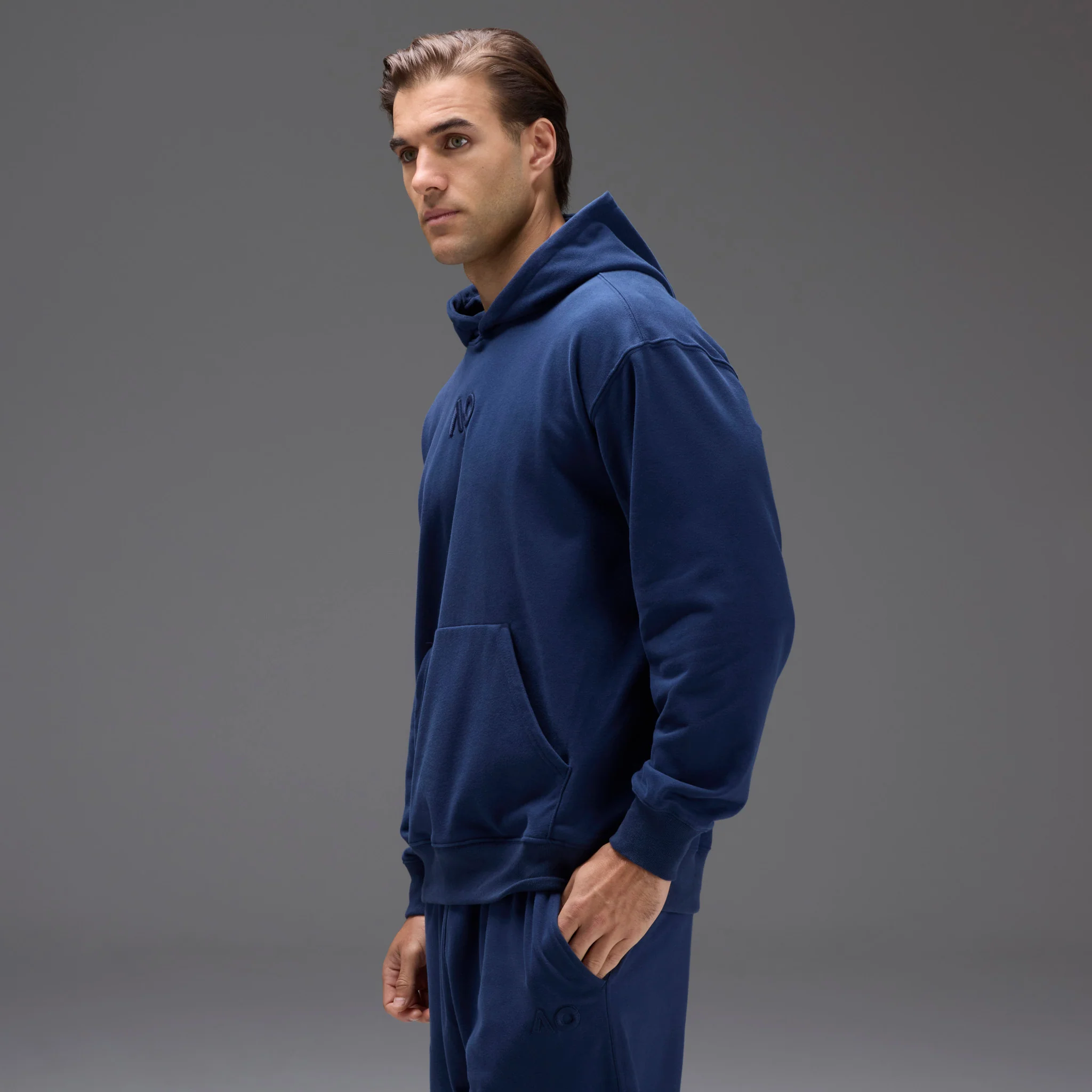 Unisex Australian Open Hoodie Navy - Image 6