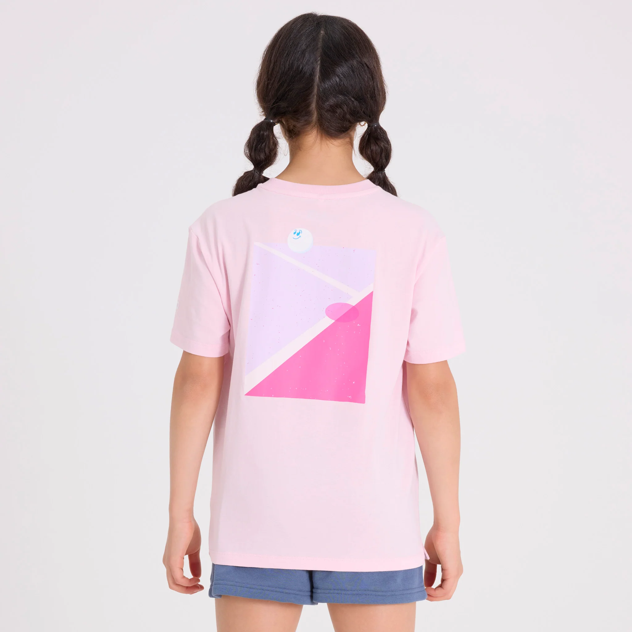 Kids Australian Open Court T-Shirt Pink - Image 7