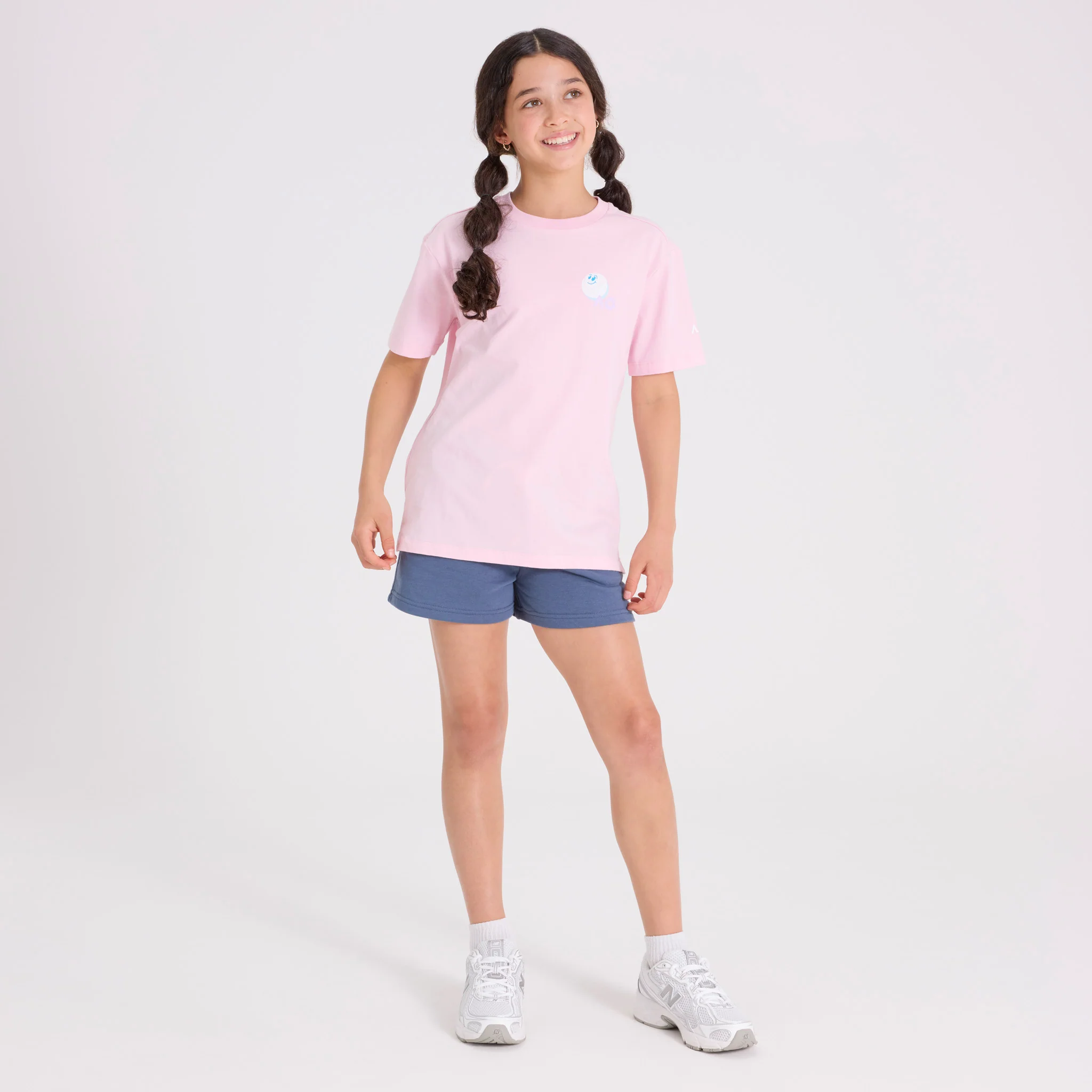 Kids Australian Open Court T-Shirt Pink - Image 8