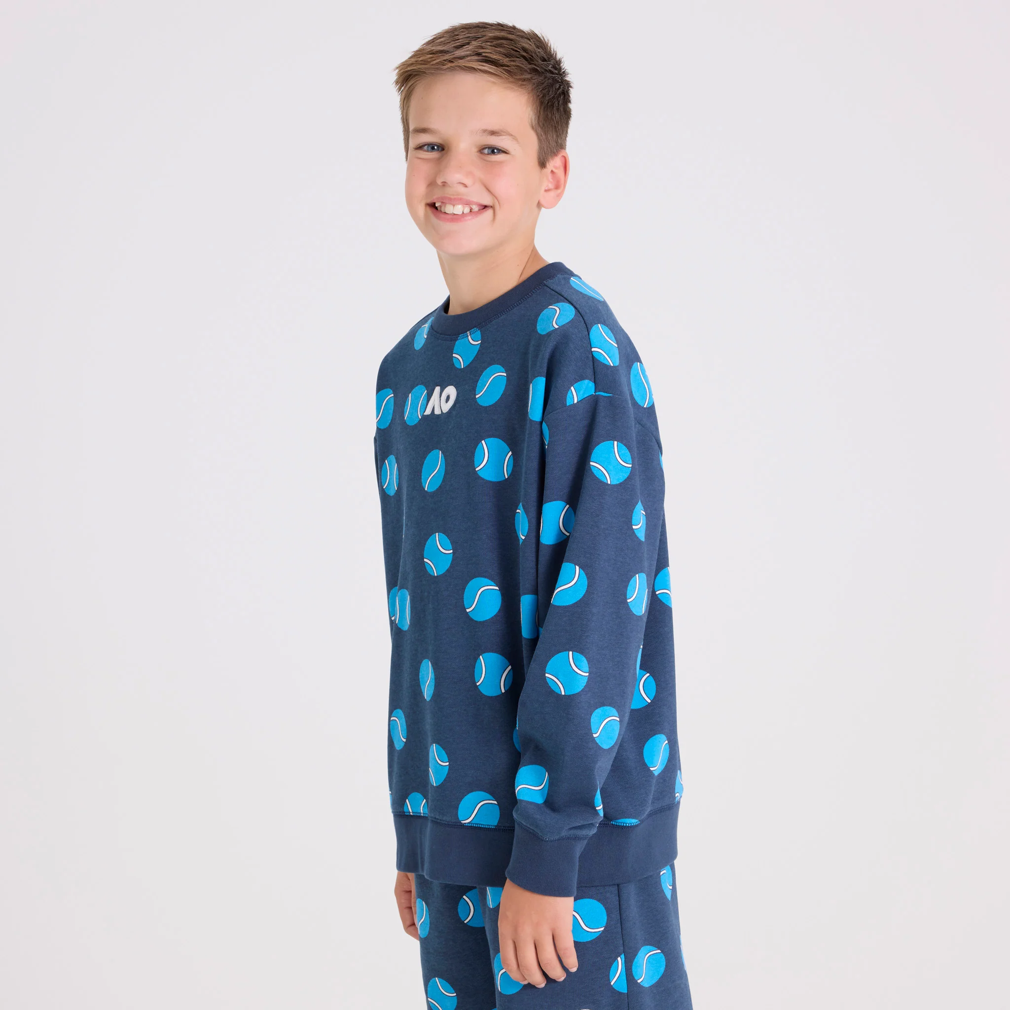 Kids Australian Open Crewneck Sweatshirt - Image 3