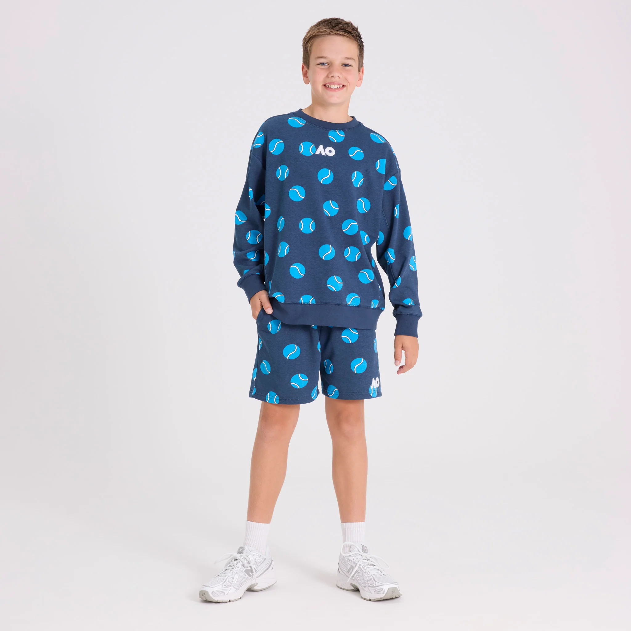 Kids Australian Open Crewneck Sweatshirt - Image 5