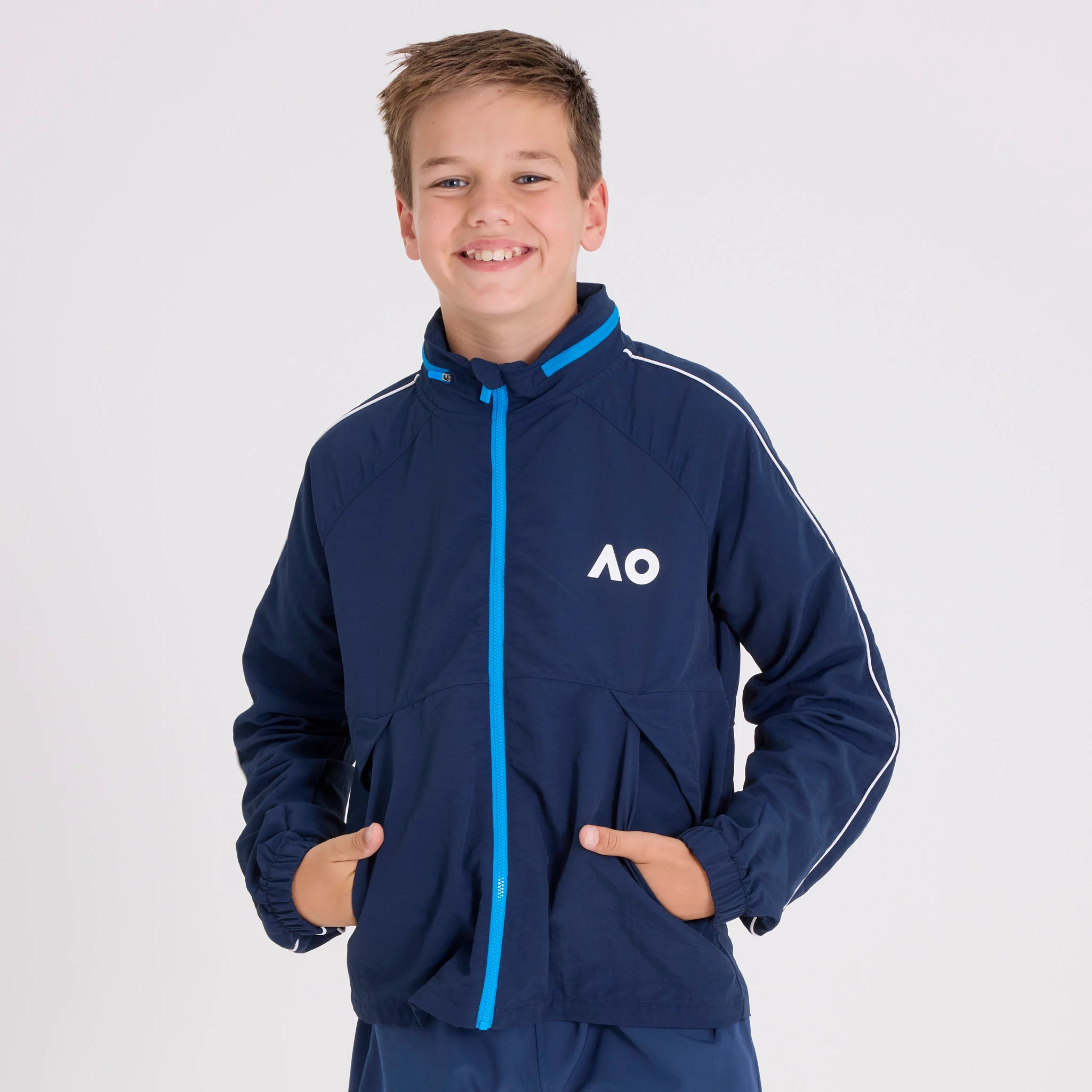 Kids Australian Open Fan Jacket Navy - Image 2