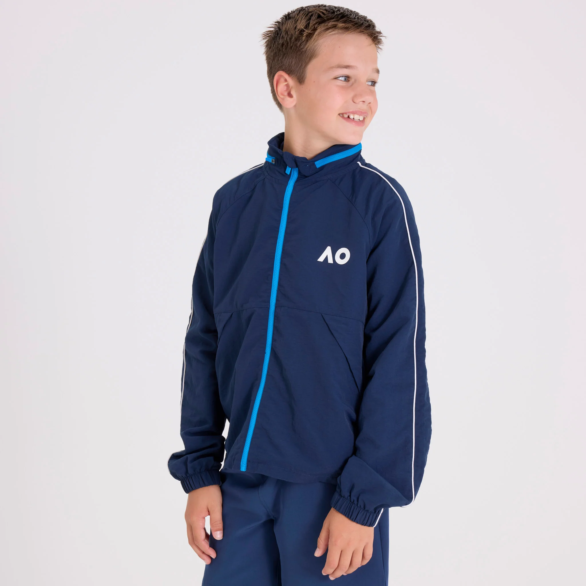 Kids Australian Open Fan Jacket Navy - Image 7