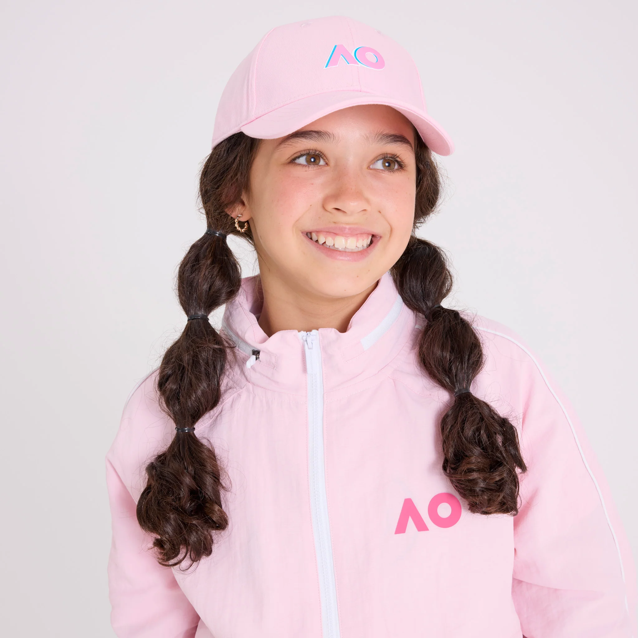 Kids Australian Open Fan Jacket Pink - Image 3