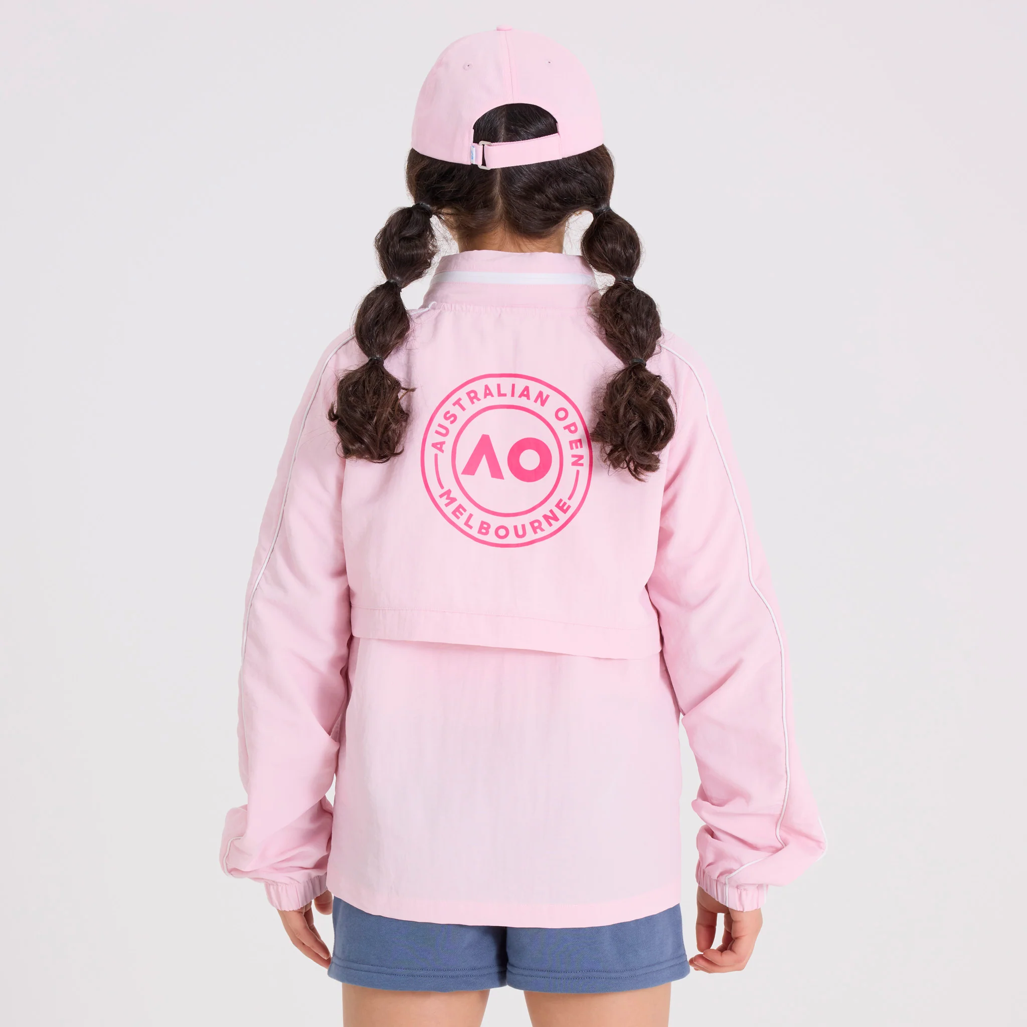 Kids Australian Open Fan Jacket Pink - Image 8
