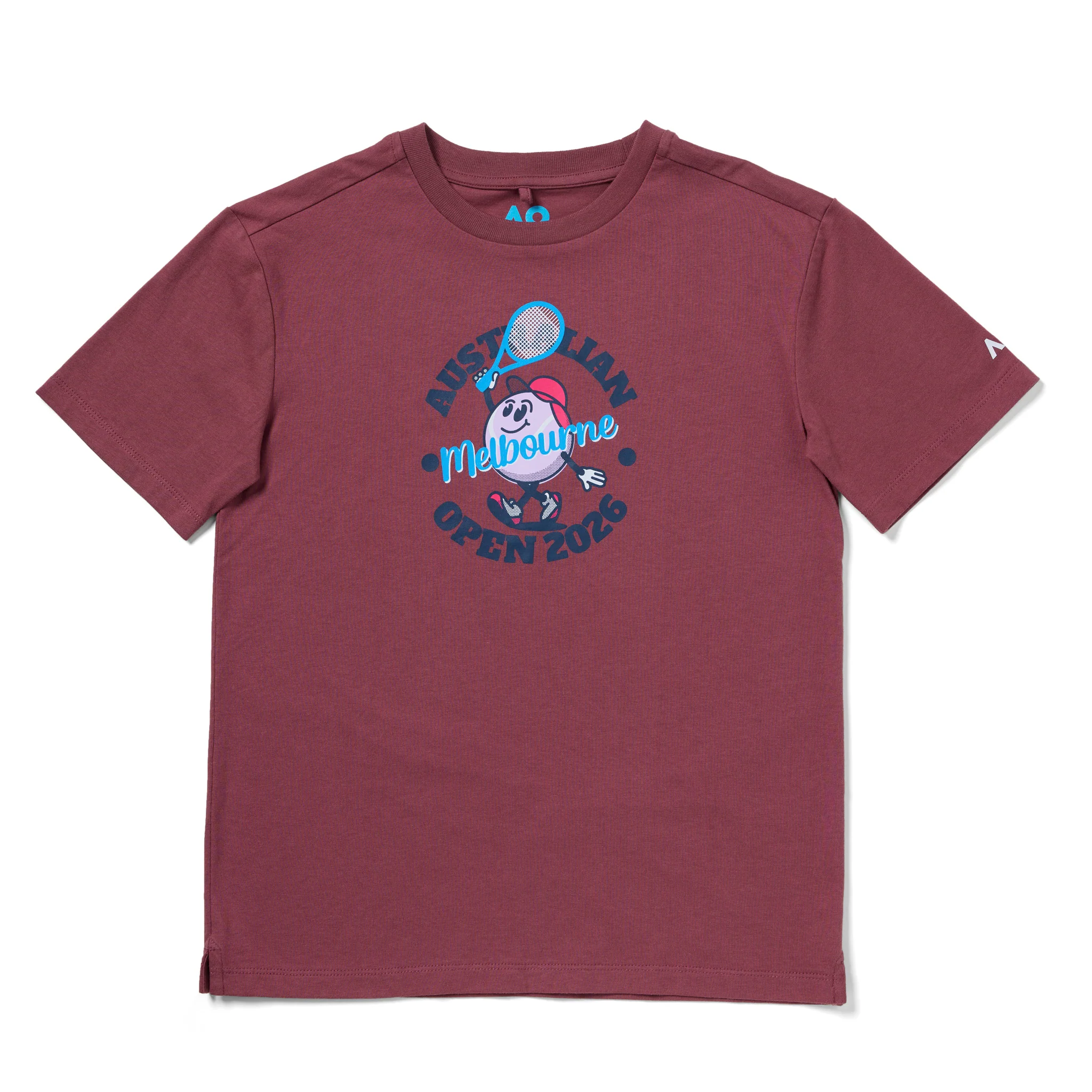 Kids Australian Open Graphic T-Shirt Red - Image 6
