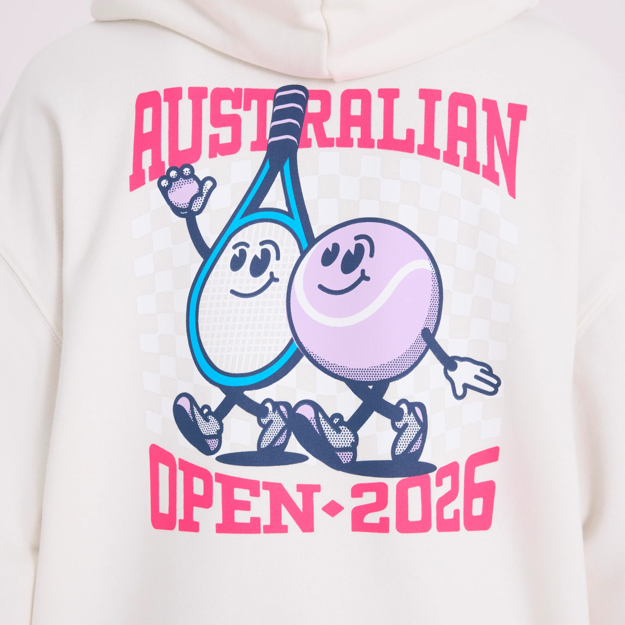 Kids Australian Open Hoodie White - Image 4