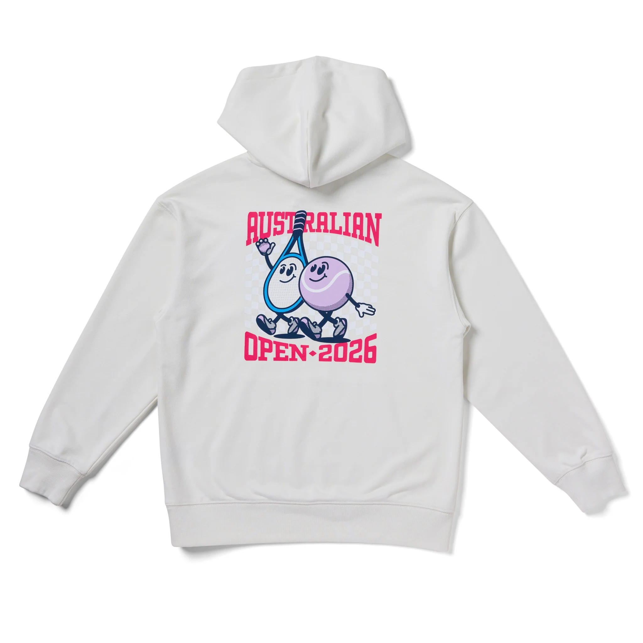 Kids Australian Open Hoodie White - Image 8