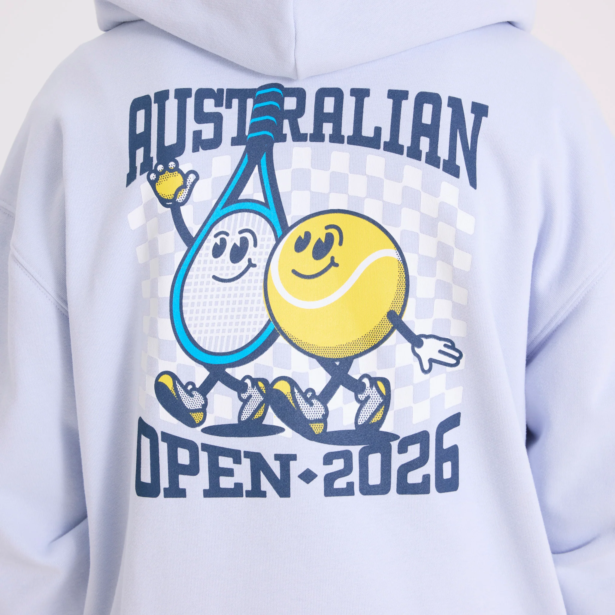 Kids Australian Open Hoodie Light Blue - Image 4