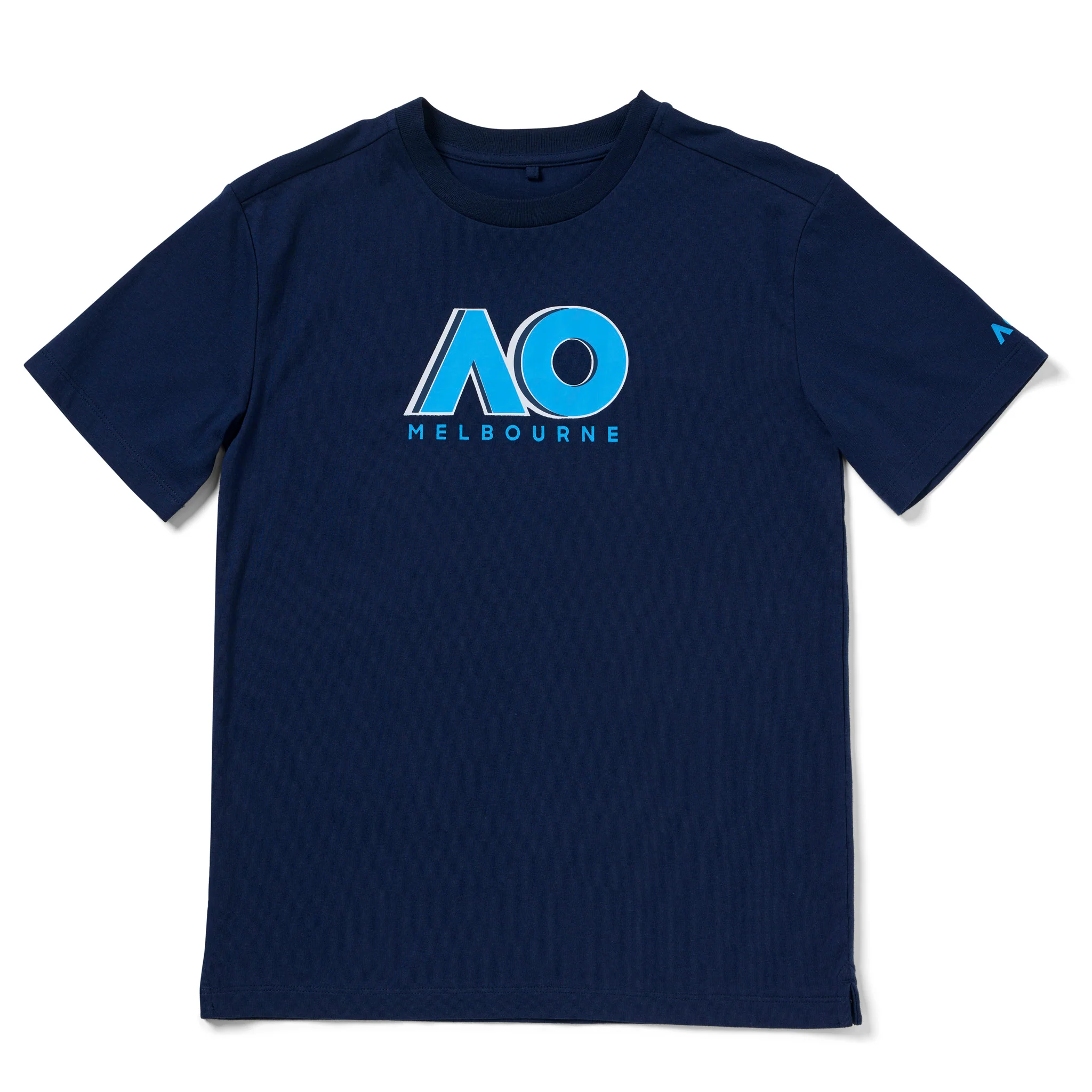 Kids Australian Open Logo T-Shirt Navy - Image 3