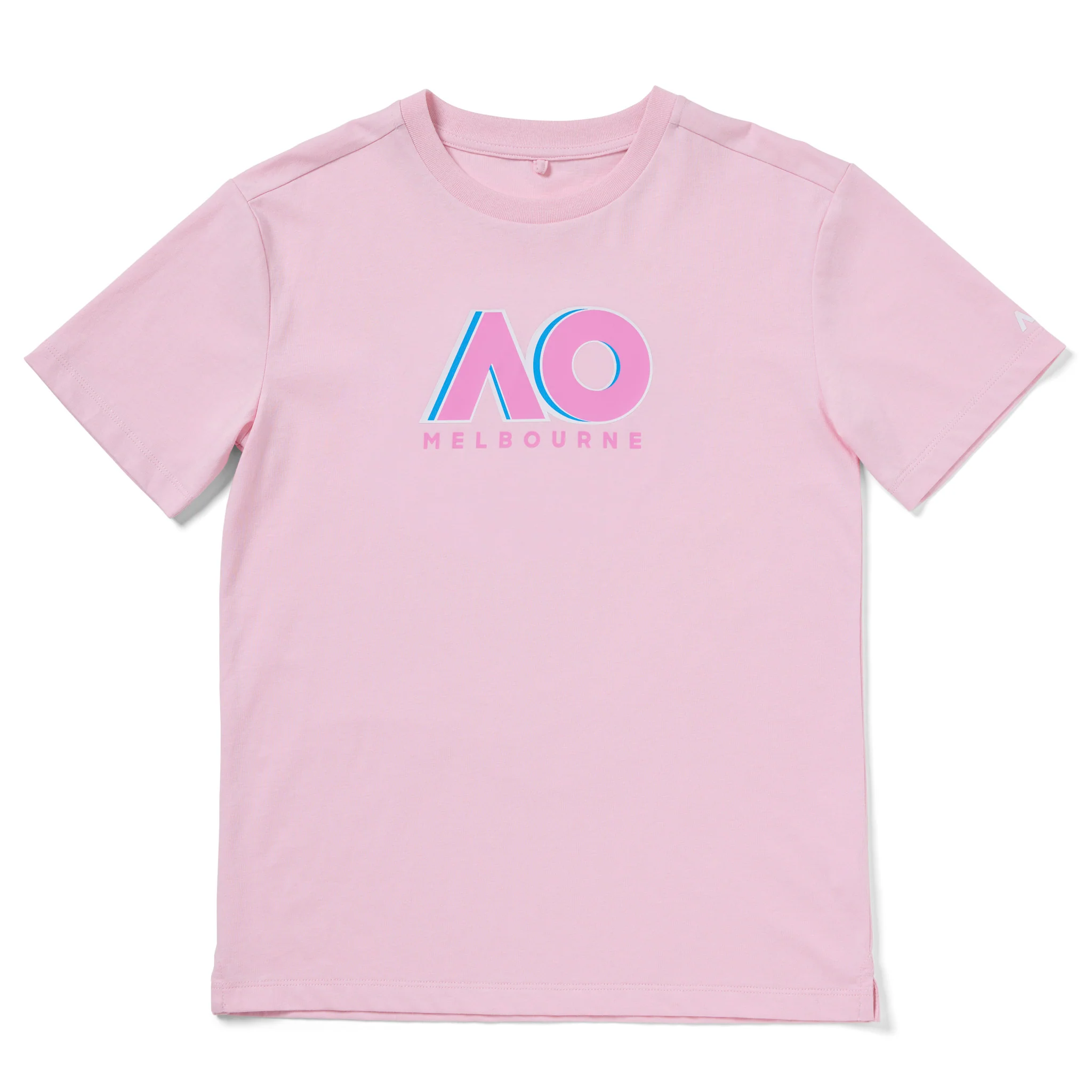 Kids Australian Open Logo T-Shirt Pink - Image 7