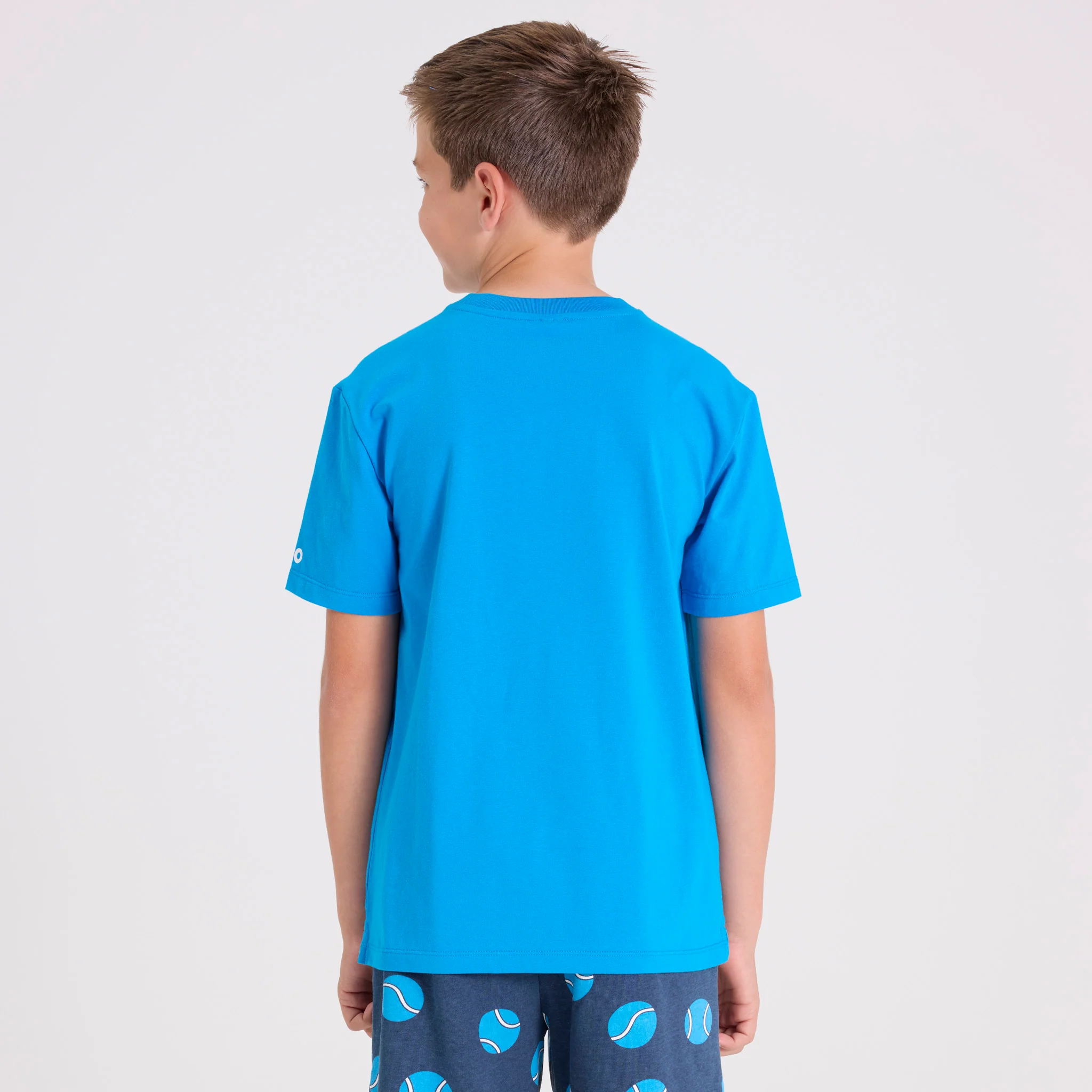Kids Australian Open Logo T-Shirt Blue - Image 5