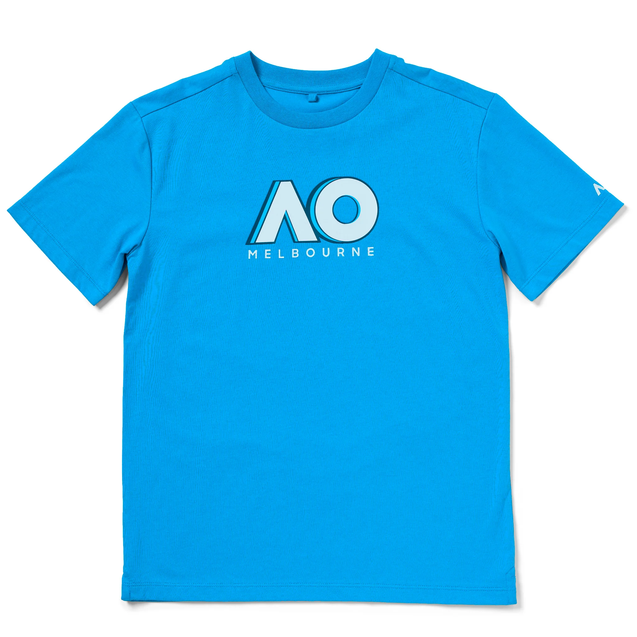 Kids Australian Open Logo T-Shirt Blue - Image 7