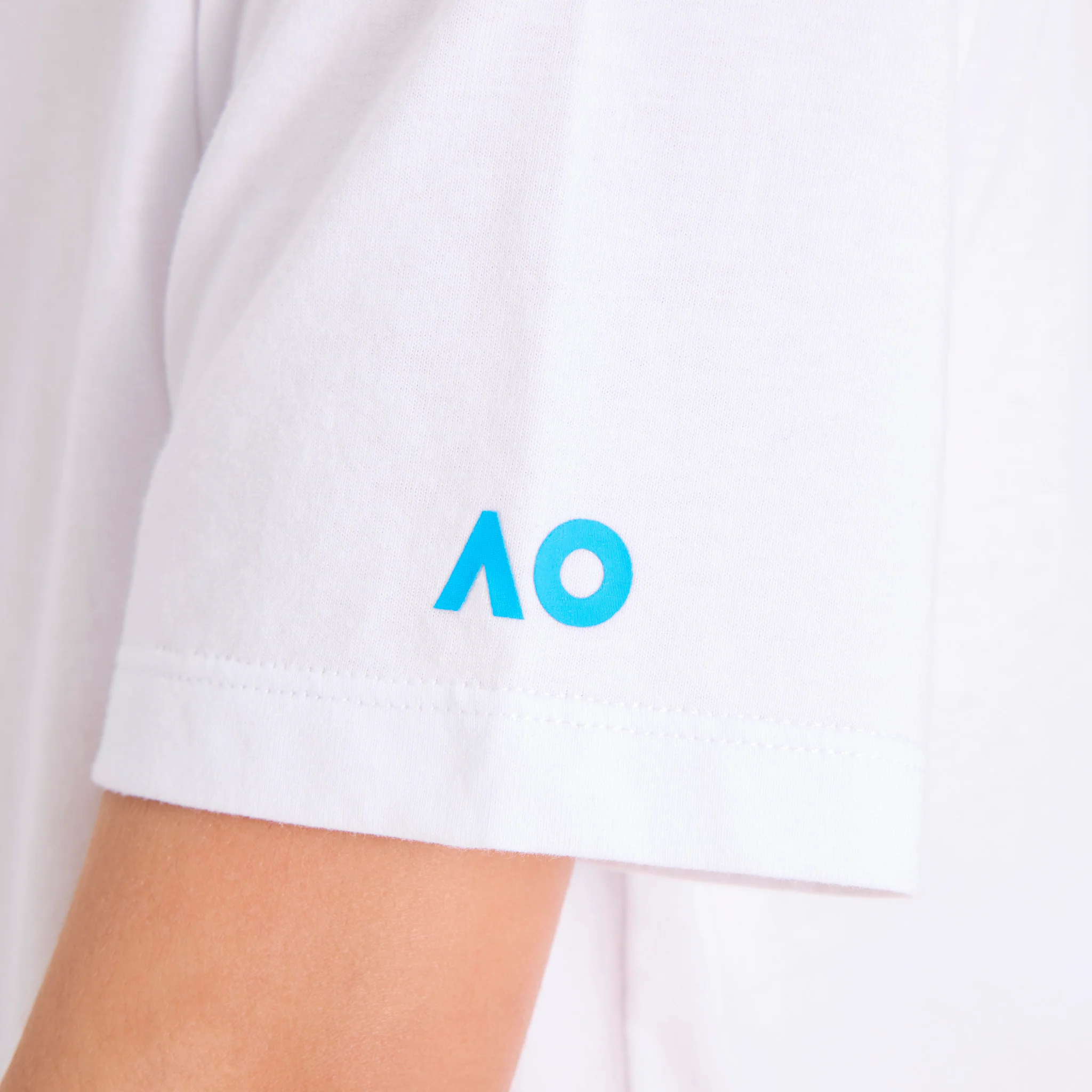 Kids Australian Open Logo T-Shirt White - Image 3