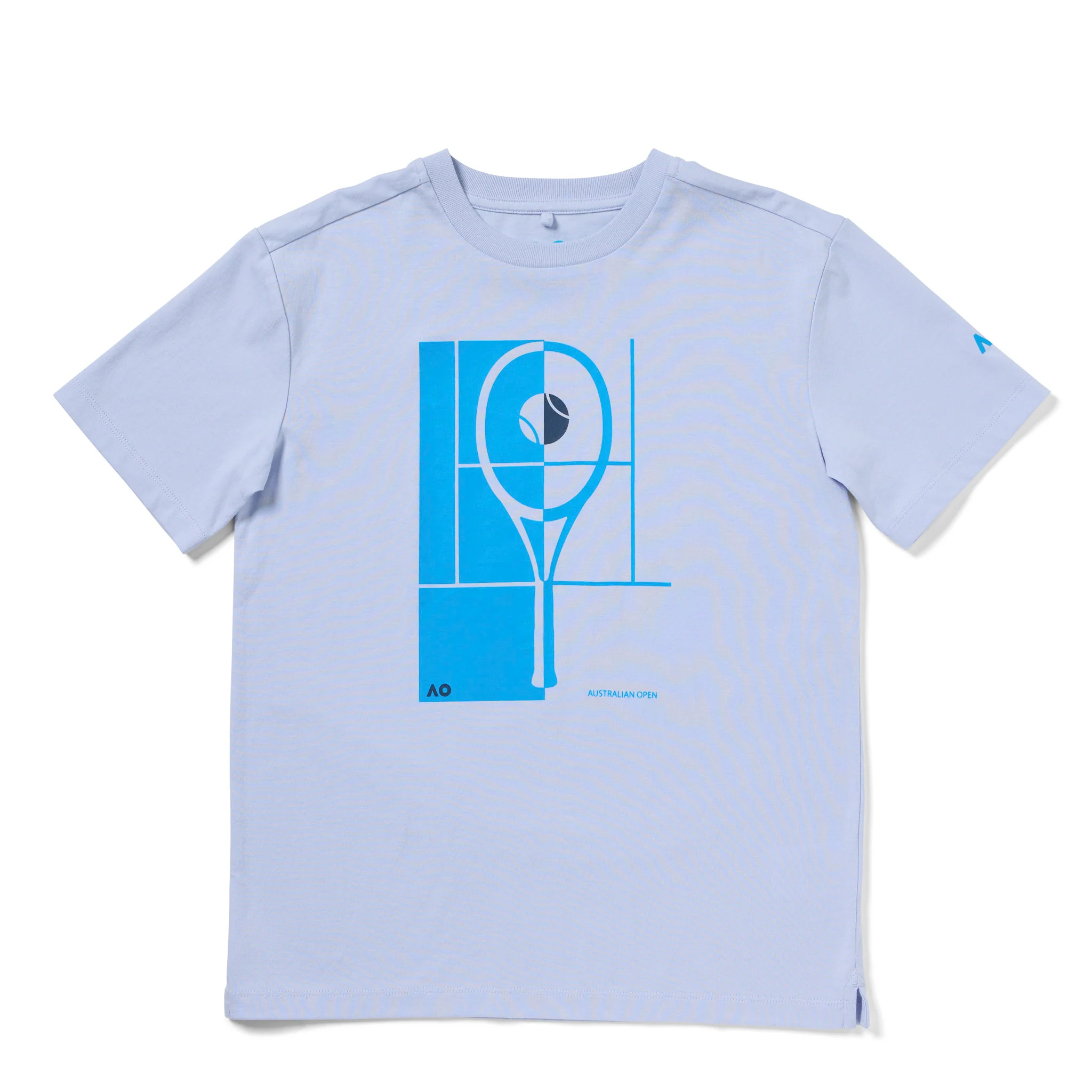 Kids Australian Open Racquet T-Shirt Light Blue - Image 7