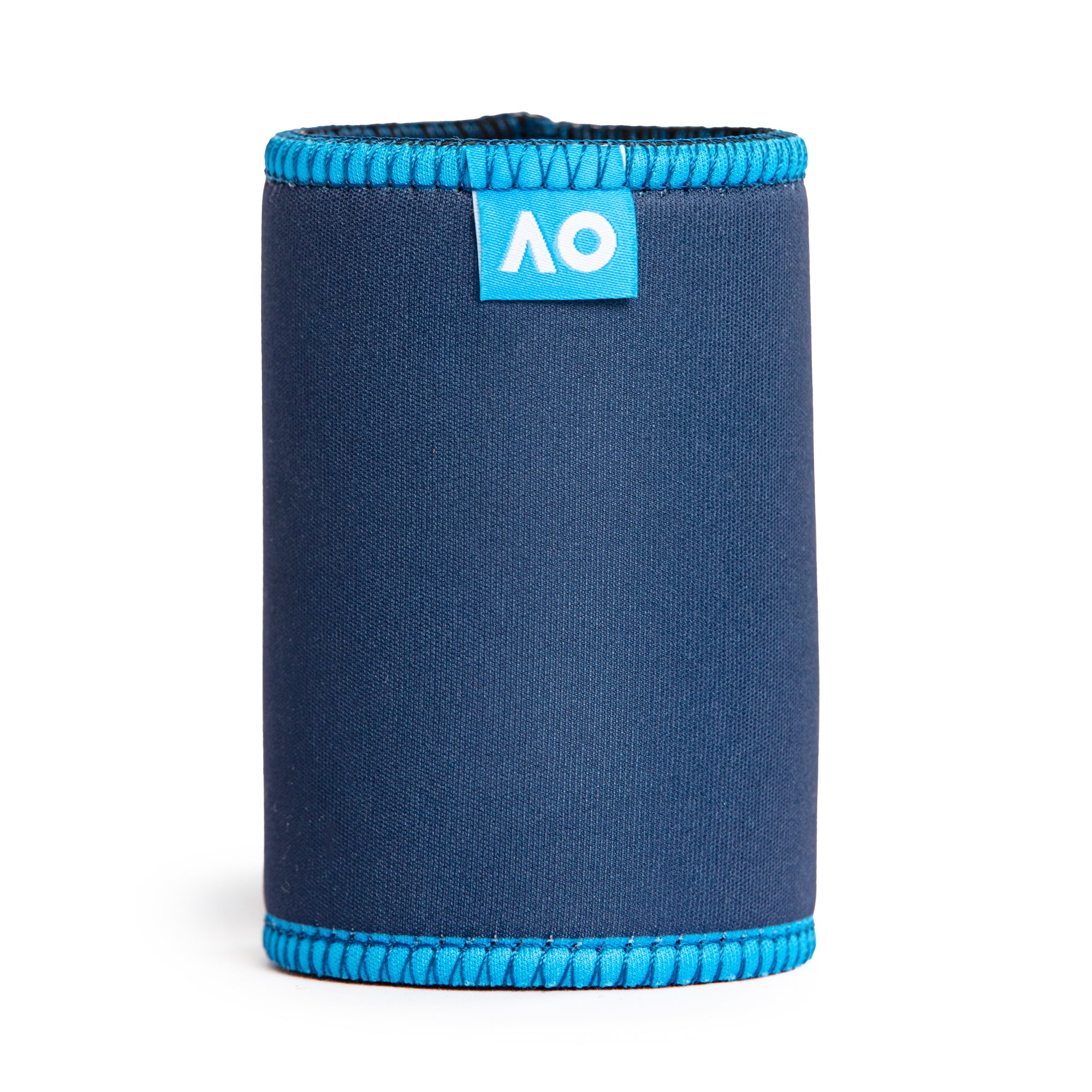 AO Logo Navy Can Cooler