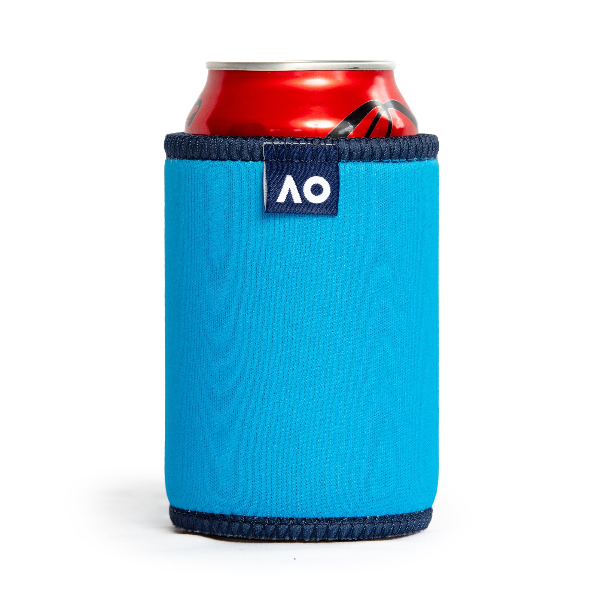 AO Logo Process Blue Can Cooler - Image 3