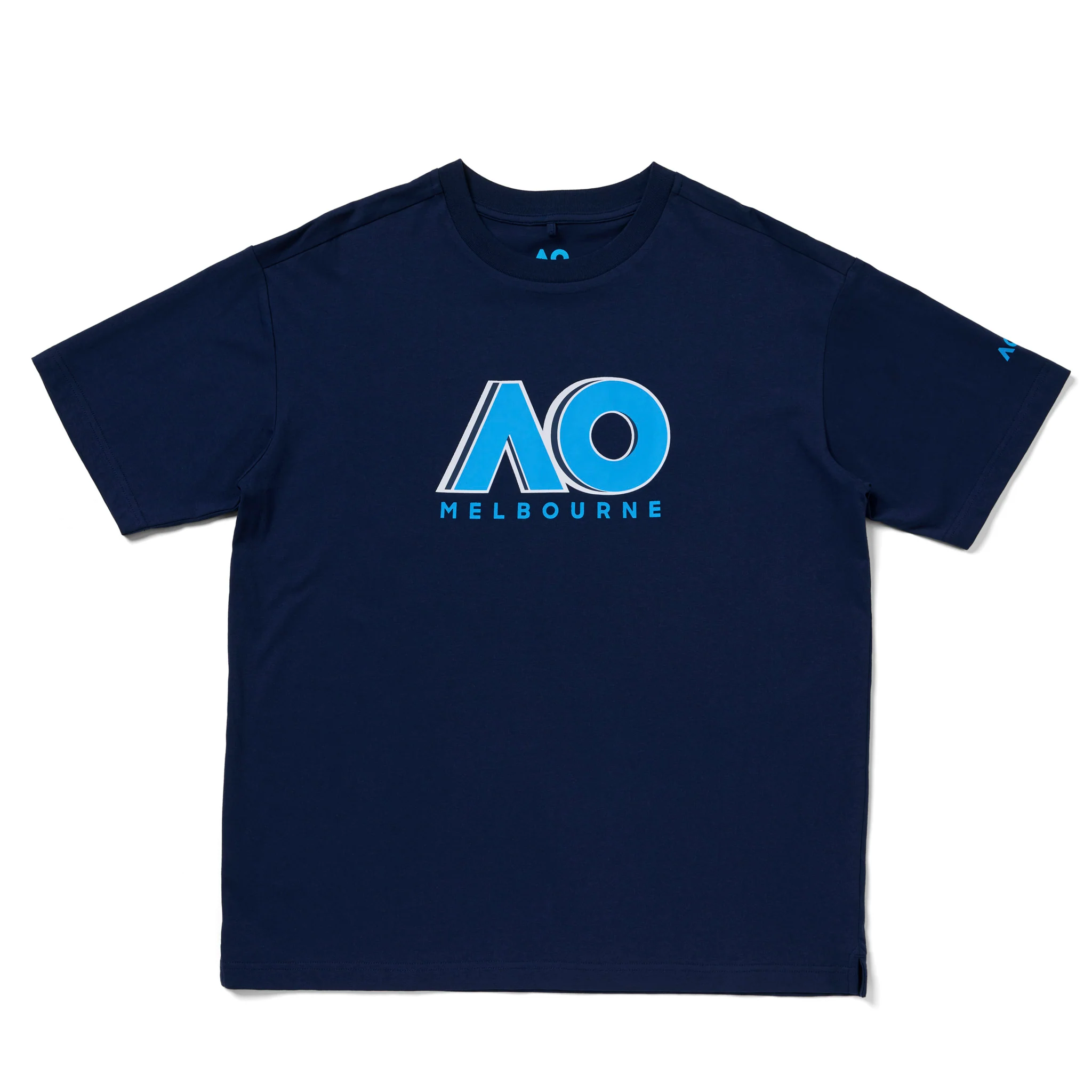 Unisex Australian Open Logo T-Shirt Navy - Image 8