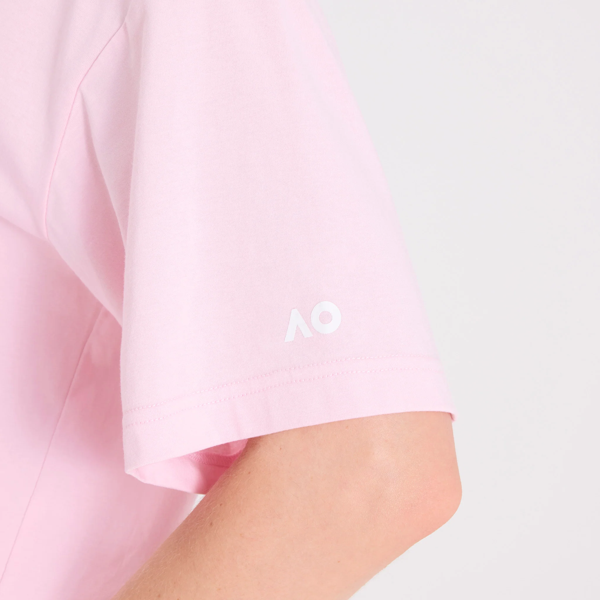 Unisex Australian Open Logo T-Shirt Pink - Image 7