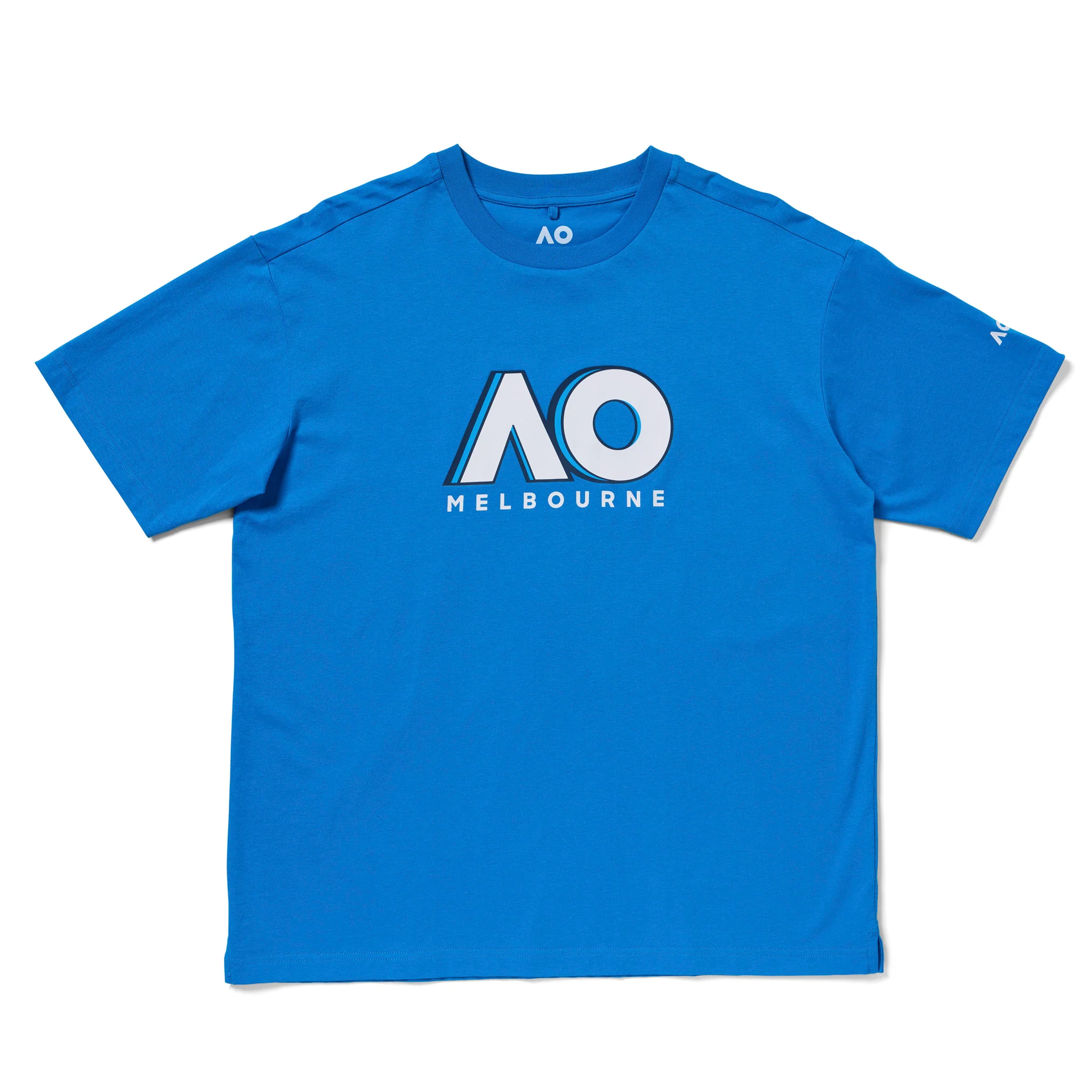 Unisex Australian Open Logo T-Shirt Blue - Image 9