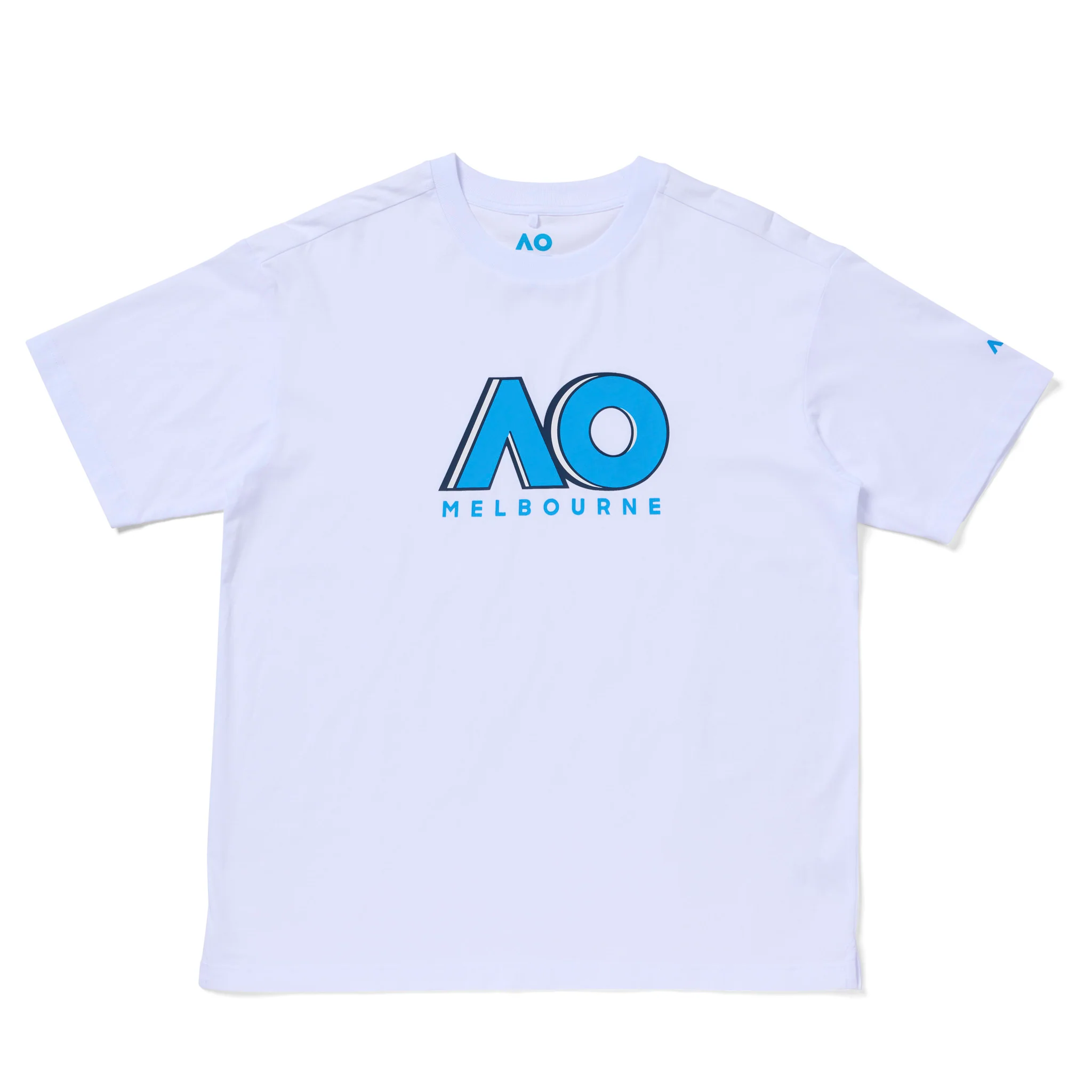 Unisex Australian Open Logo T-Shirt White - Image 7