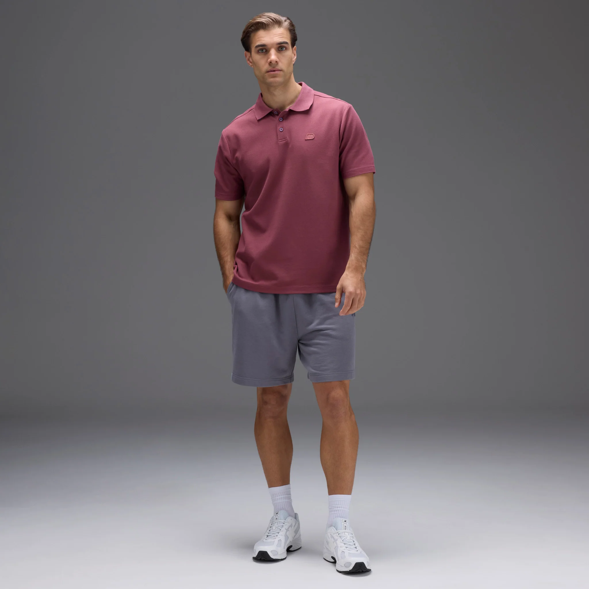 Men's Australian Open Polo Shirt Red - Image 4
