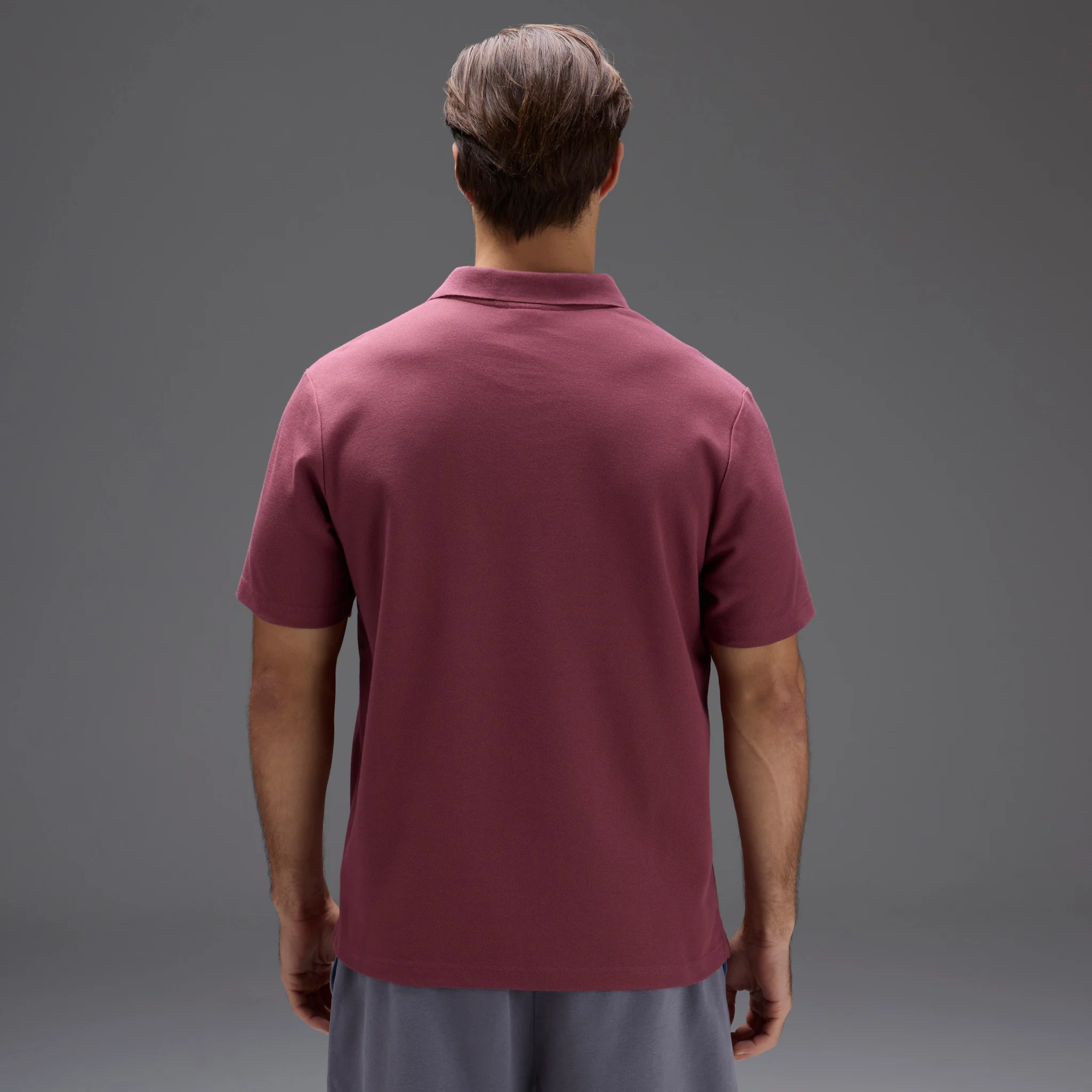 Men's Australian Open Polo Shirt Red - Image 5