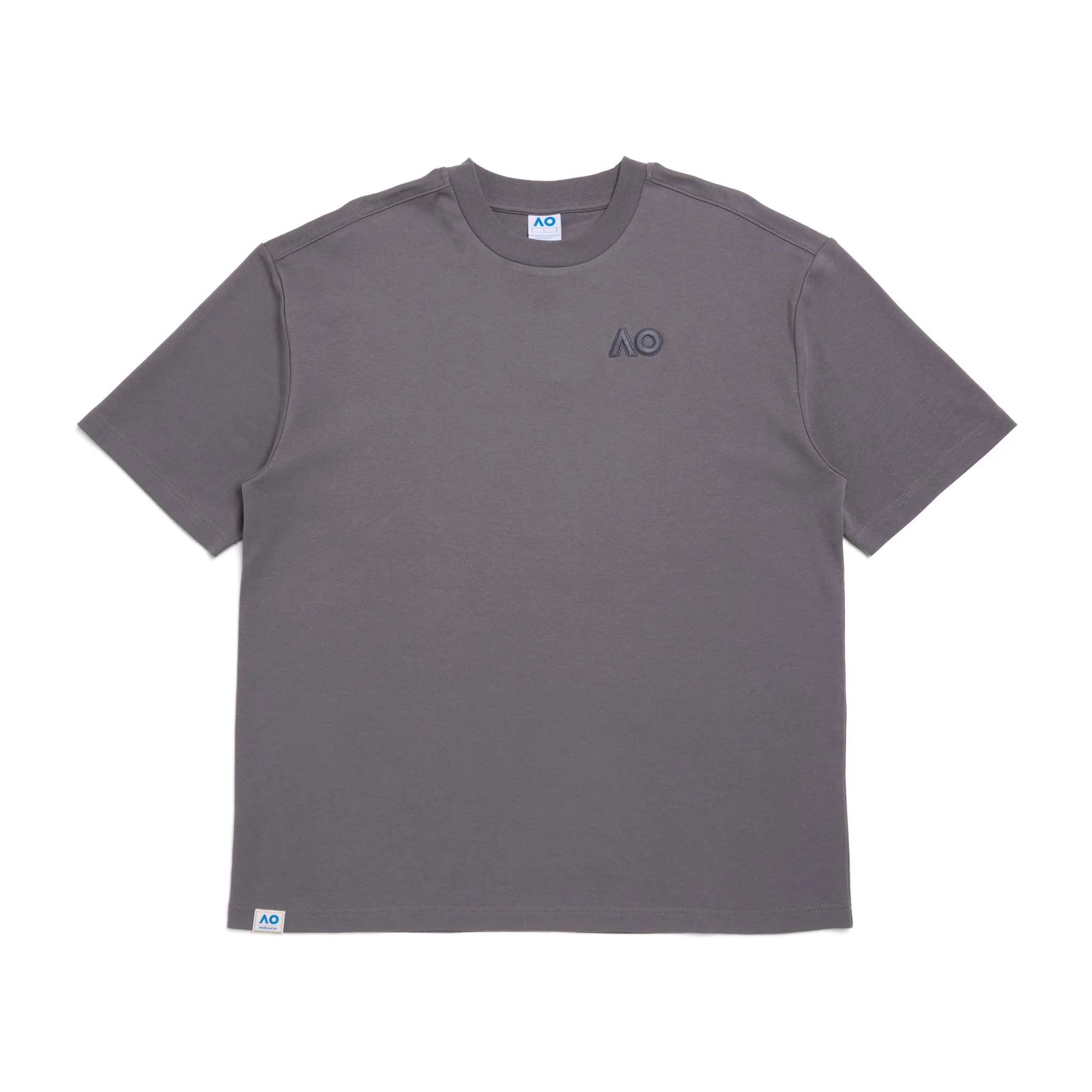 Men's Australian Open T-Shirt Grey - Image 7