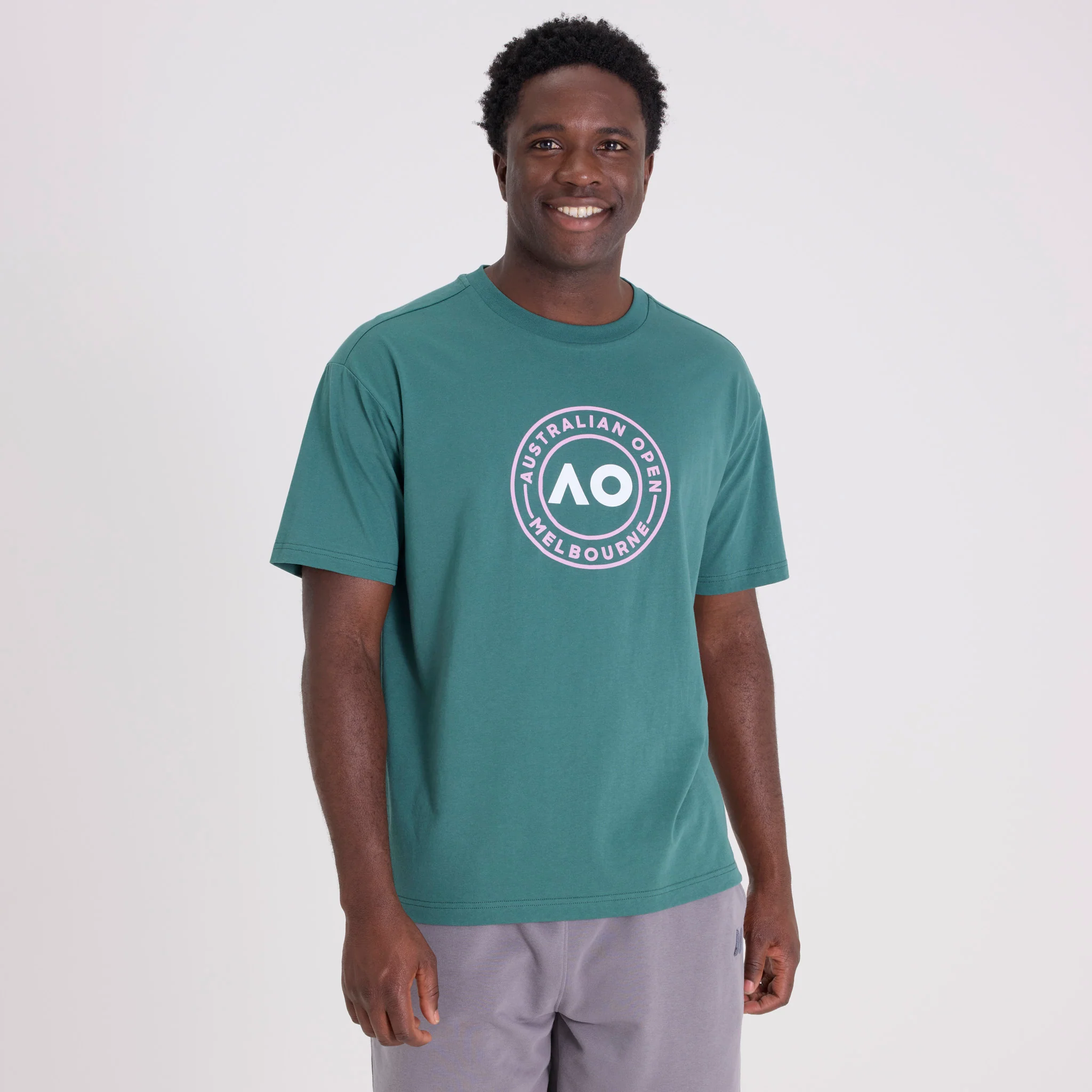 Unisex Australian Open Logo T-Shirt Green