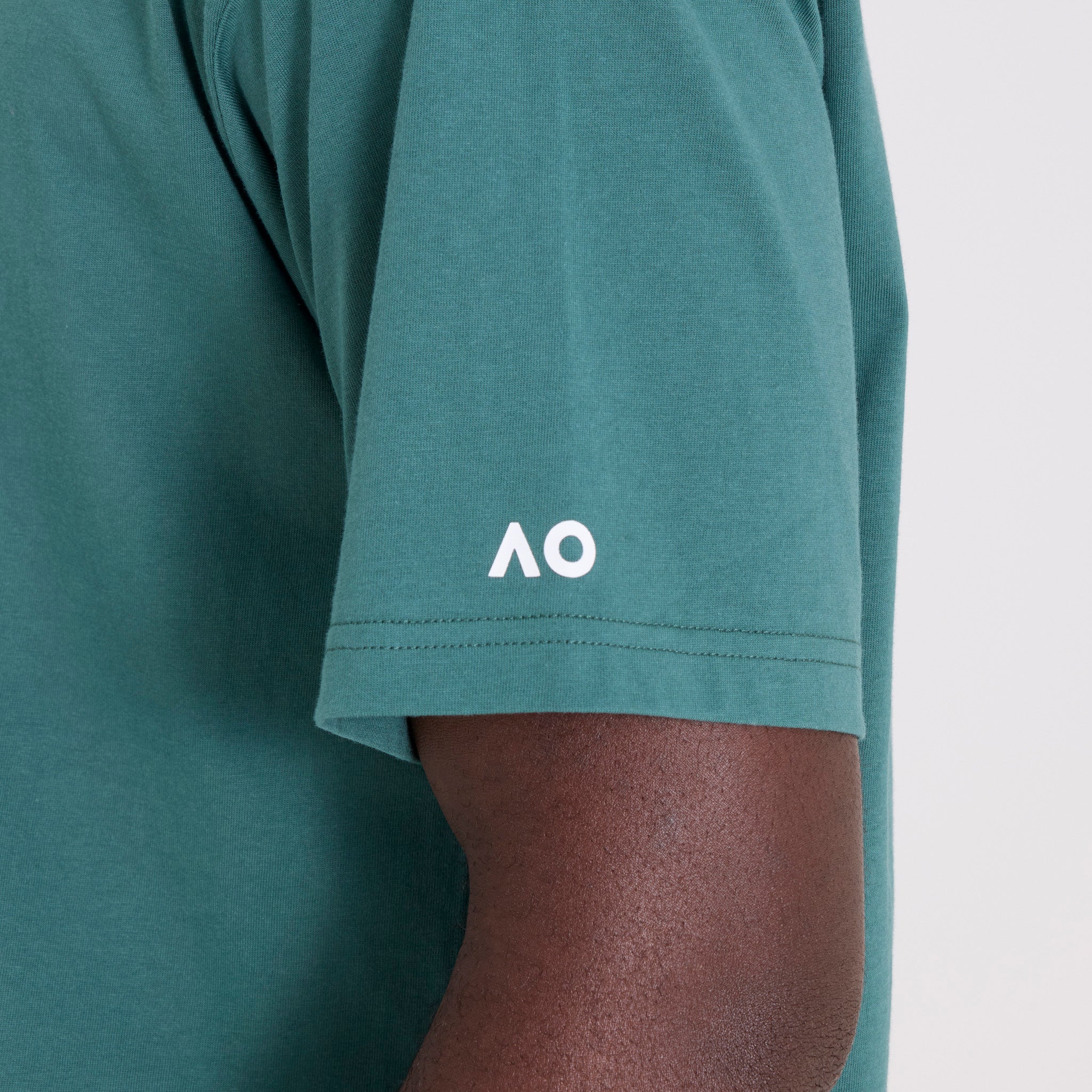 Unisex Australian Open Logo T-Shirt Green - Image 6