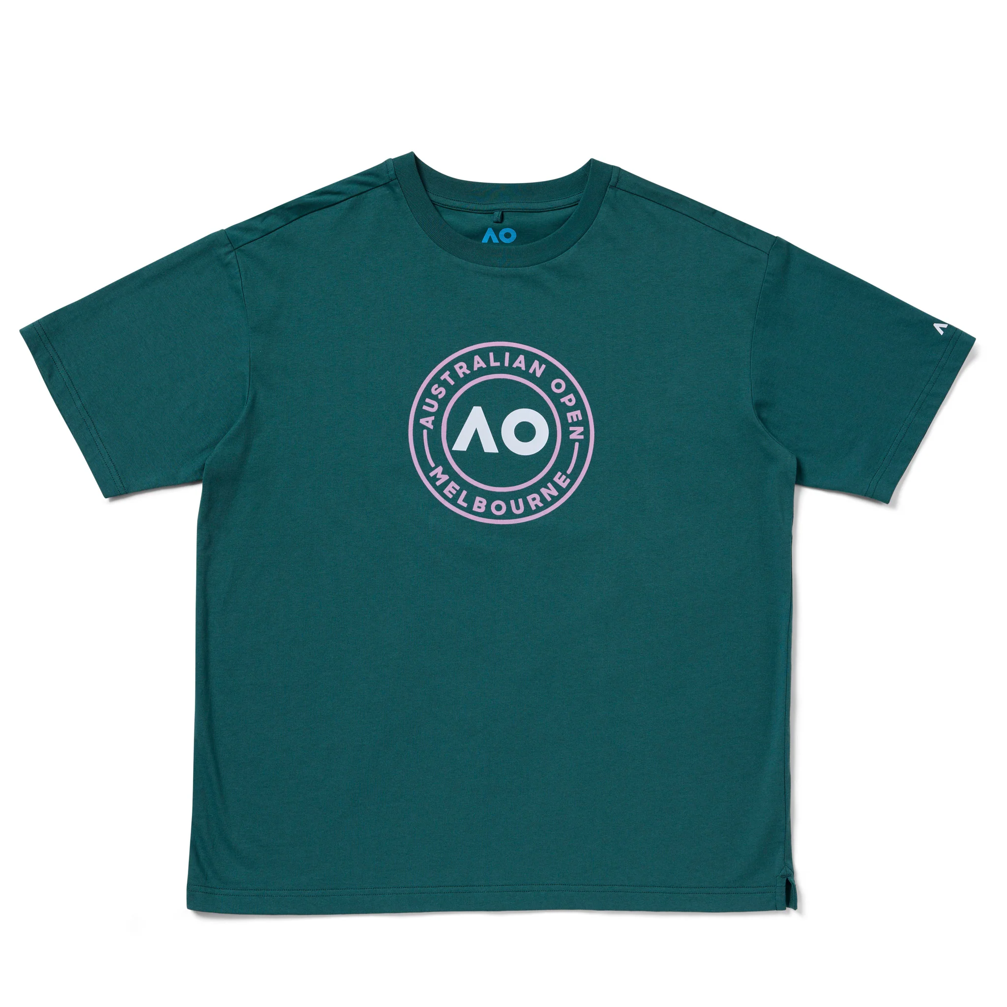Unisex Australian Open Logo T-Shirt Green - Image 7
