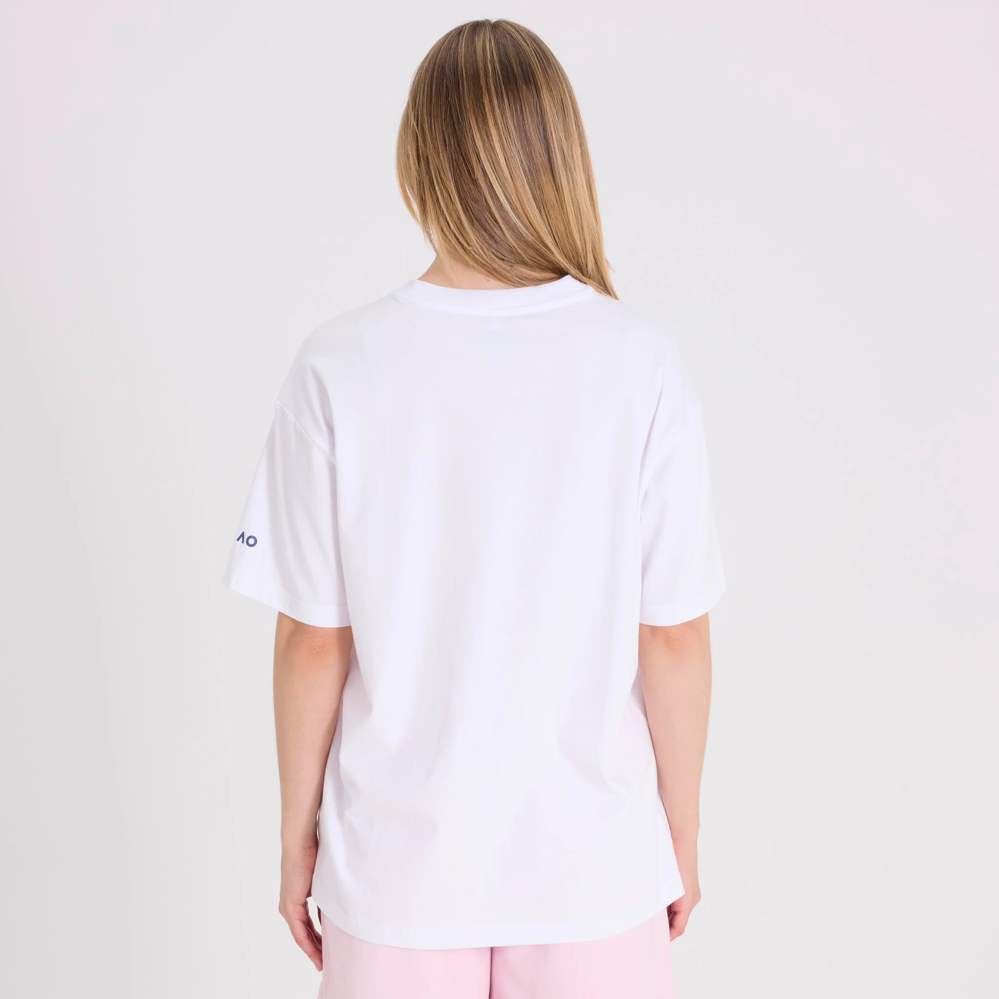 Unisex Australian Open Round Logo T-Shirt White - Image 4