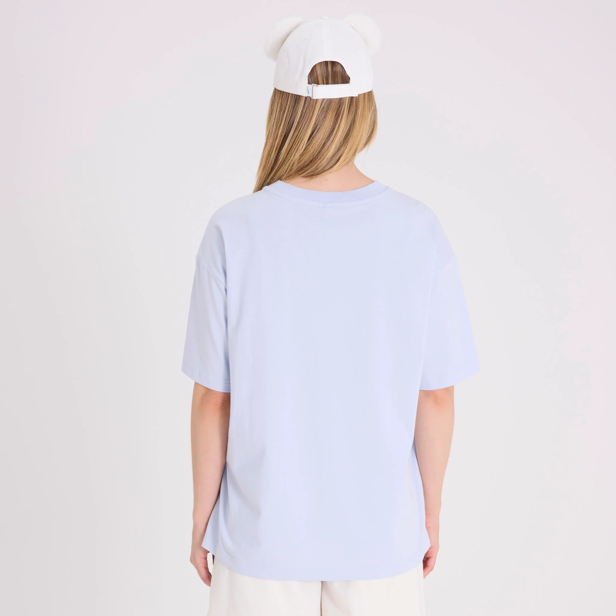 Unisex Australian Open Round Logo T-Shirt Light Blue - Image 4