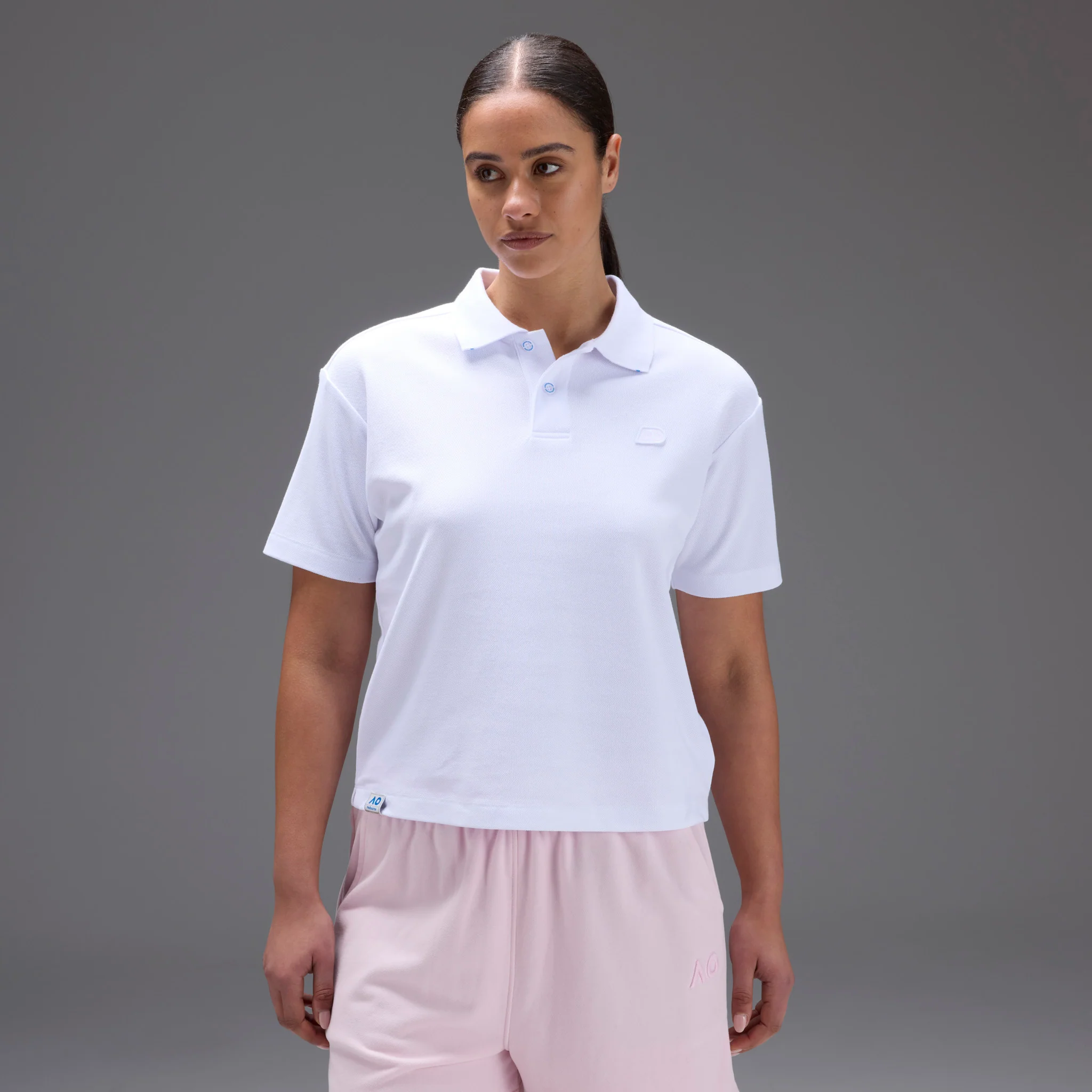 Women's Australian Open Polo White - Image 7