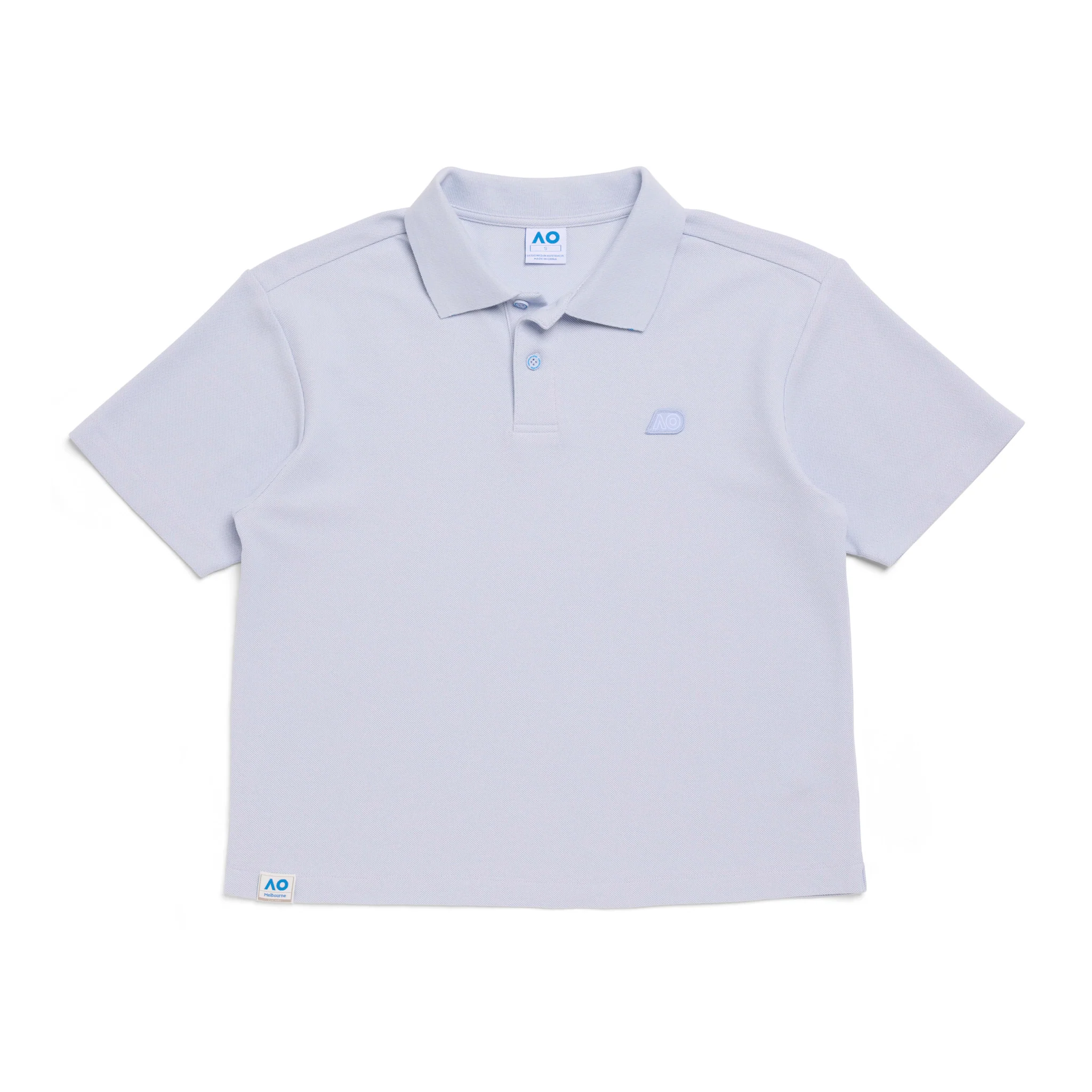 Women's Australian Open Polo Shirt Light Blue - Image 8