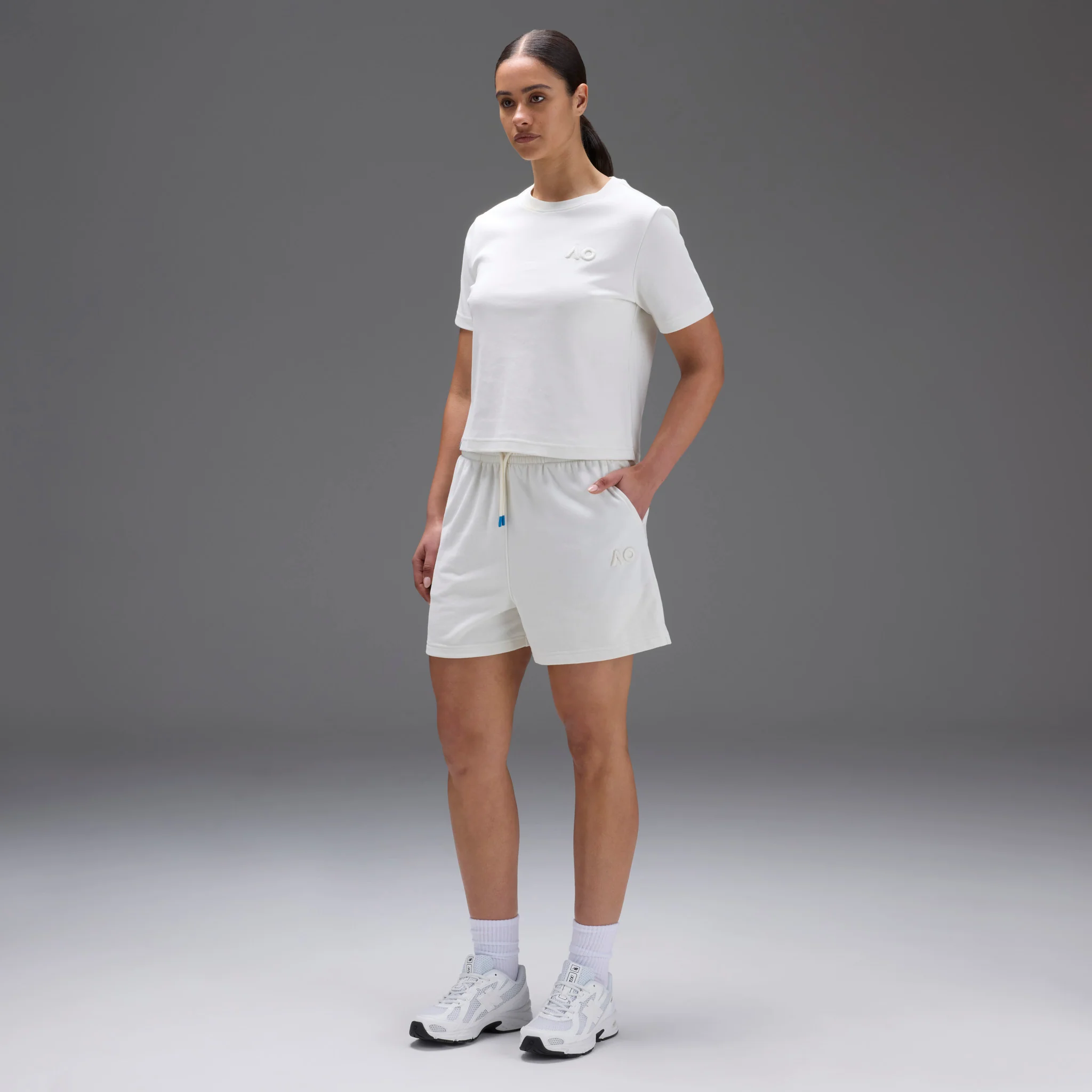 Women's Australian Open Shorts White - Image 6